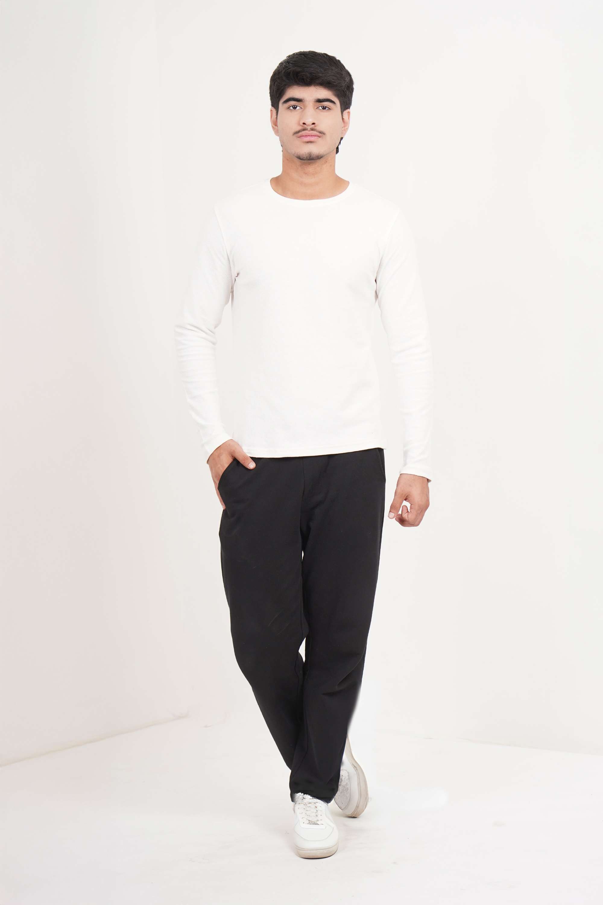 Solid-Cotton-Crew-Neck-Men-s-T-Shirt