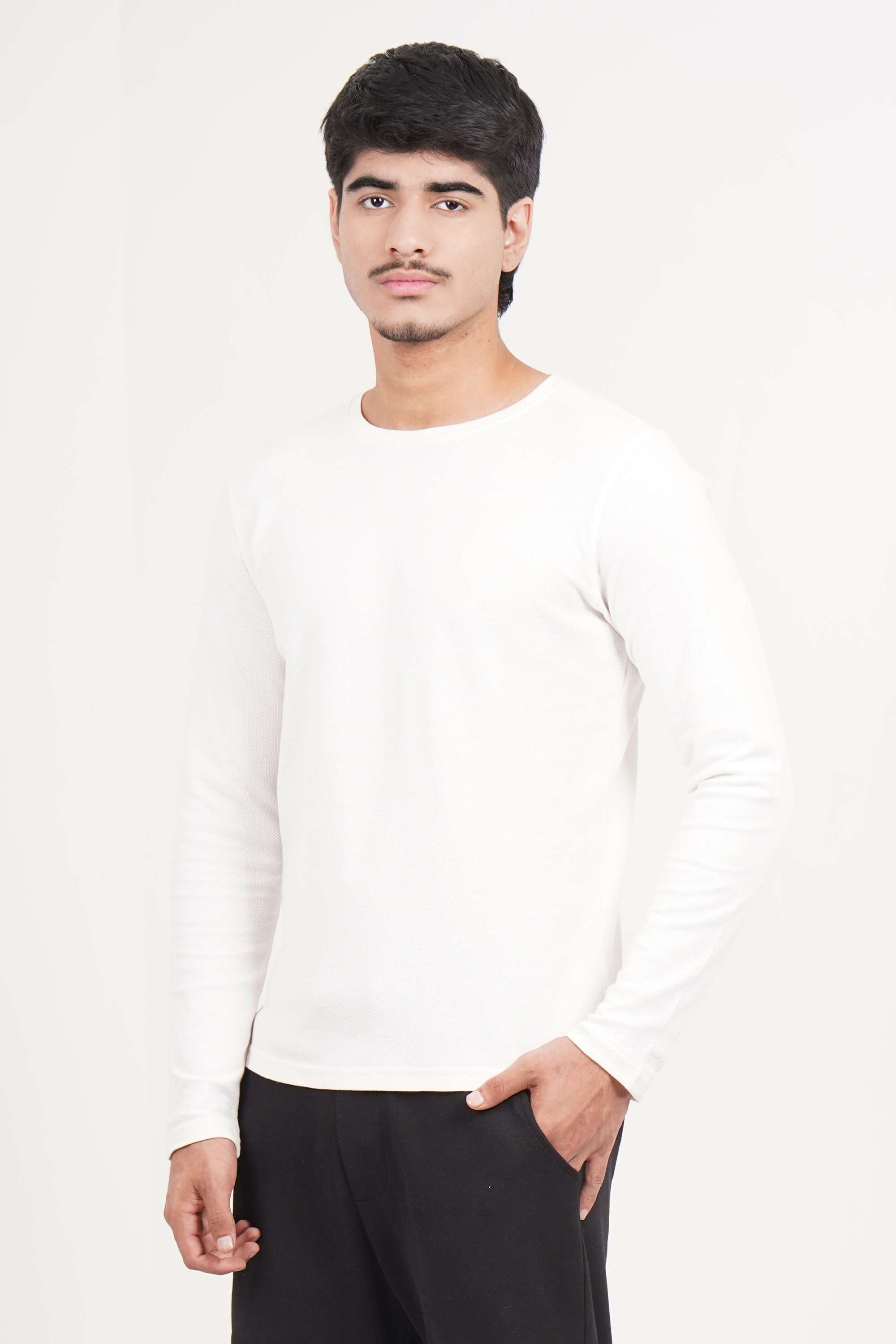 Solid-Cotton-Crew-Neck-Men-s-T-Shirt