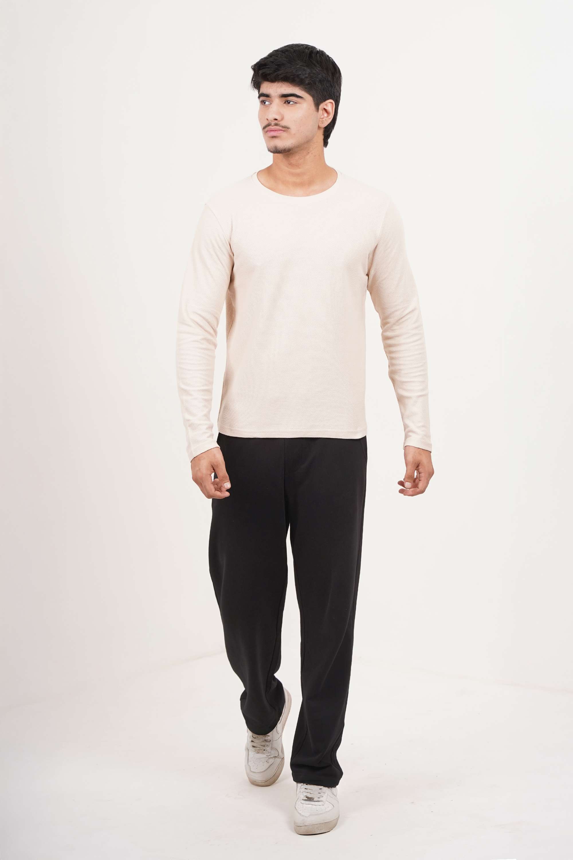 Solid-Cotton-Crew-Neck-Men-s-T-Shirt