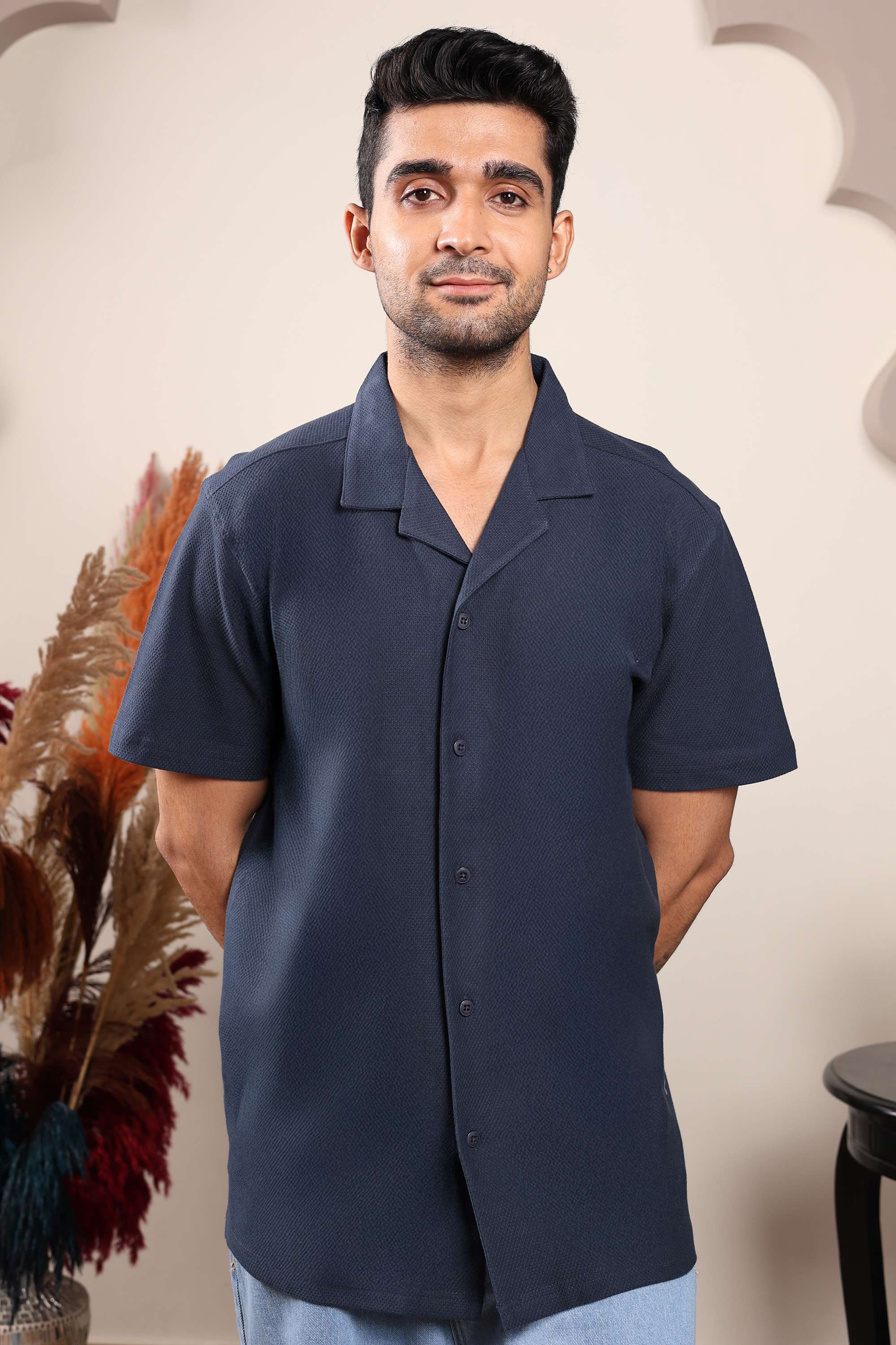 Textured-Cotton-Regular-Fit-Men-s-Shirt