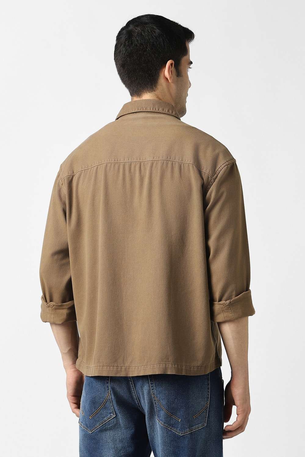 Solid-Cotton-Relaxed-Fit-Men-s-Shirt
