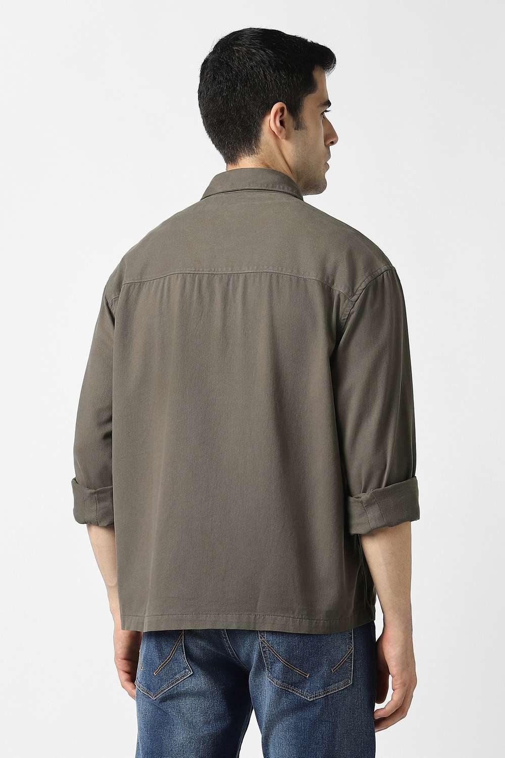 Solid-Cotton-Relaxed-Fit-Men-s-Shirt