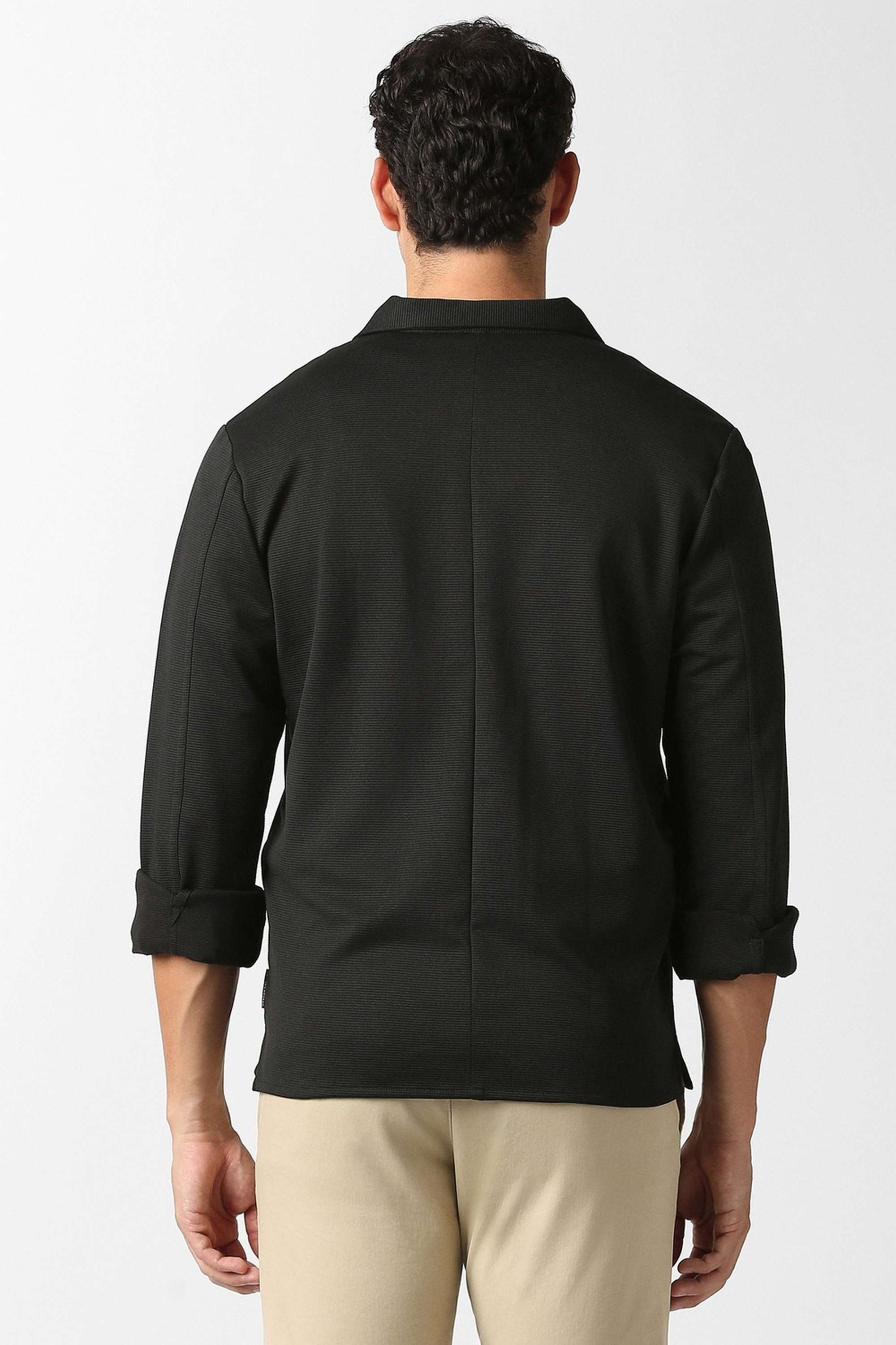 Solid-Blended-Fabric-Regular-Fit-Men-Casual-Wear-Shirt