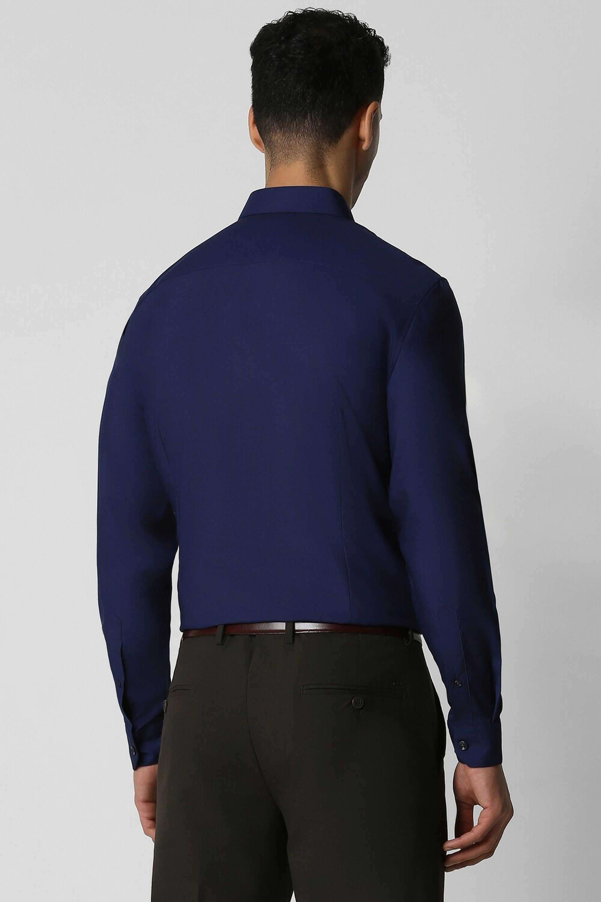 Solid-Cotton-Slim-Fit-Men-s-Casual-Shirt