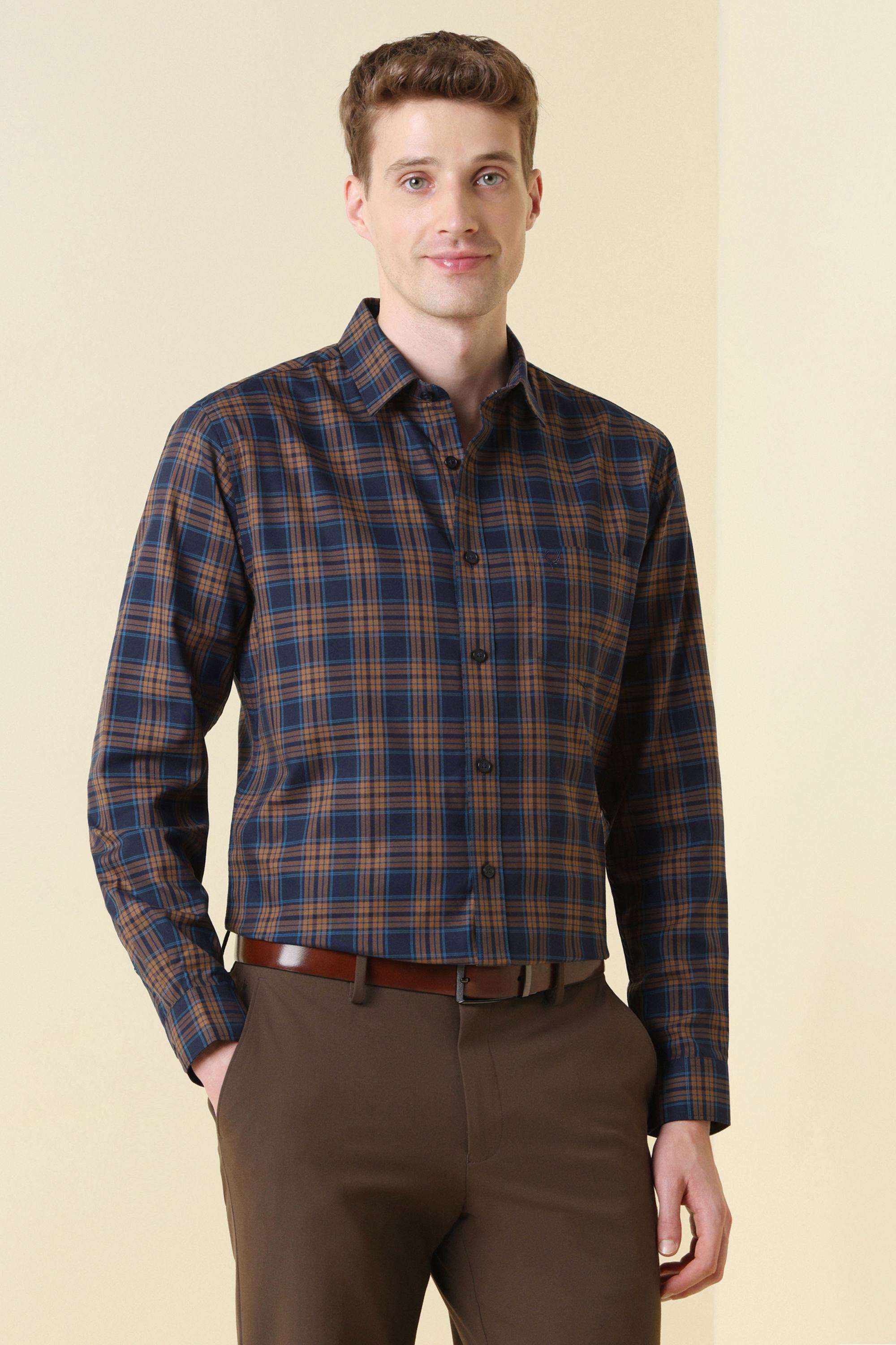 Checks-Cotton-Regular-Fit-Men-s-Shirt