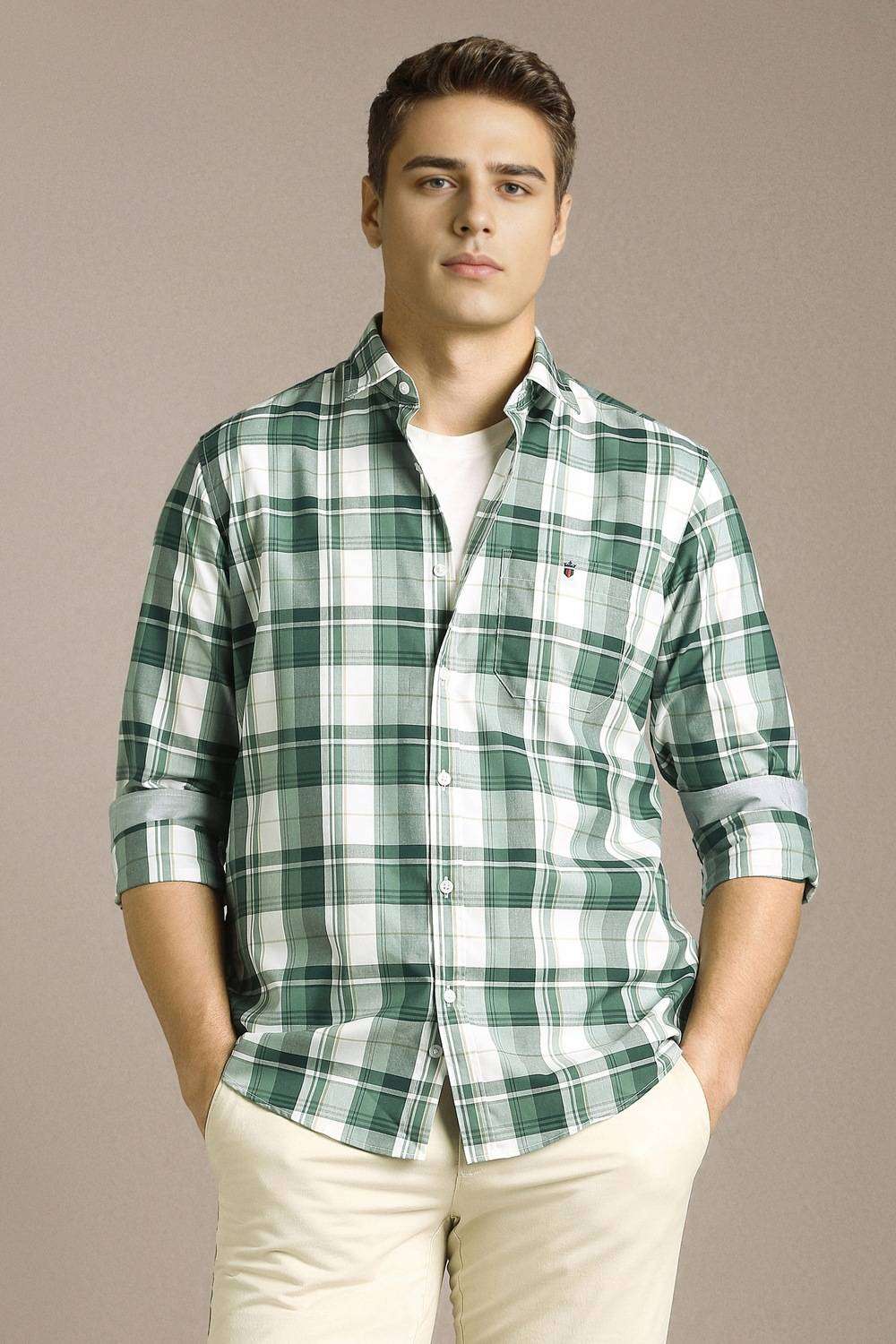 Checks-Cotton-Slim-Fit-Men-s-Shirt