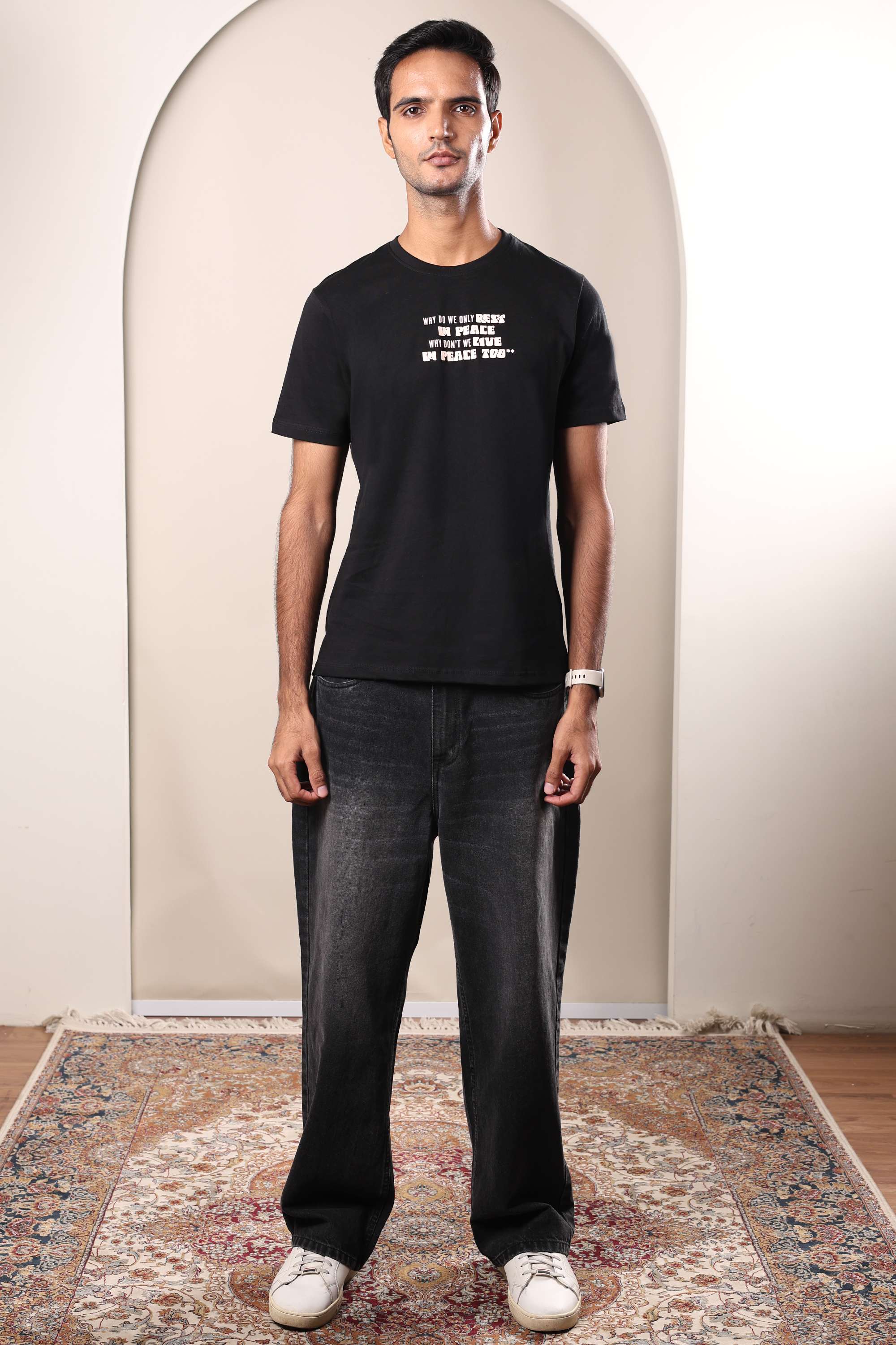 Solid-Cotton-Round-Neck-Men-s-T-Shirt