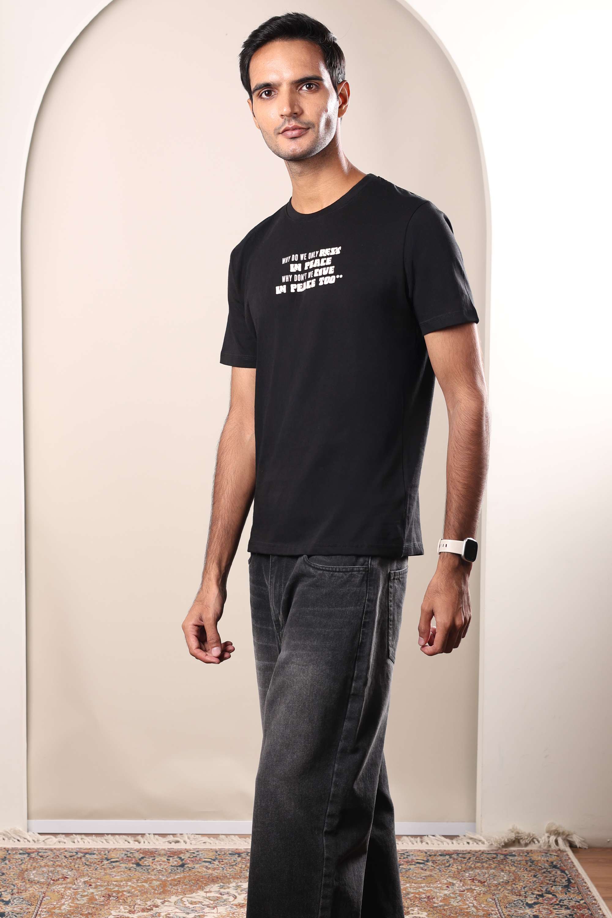 Solid-Cotton-Round-Neck-Men-s-T-Shirt