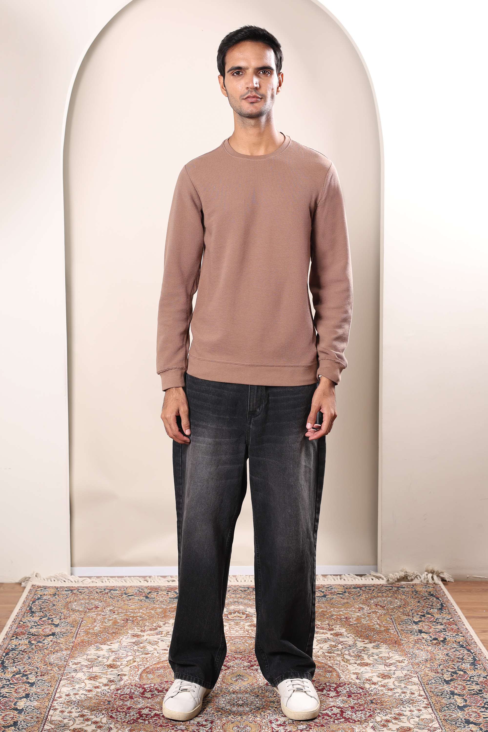 Solid-Cotton-Round-Neck-Men-s-T-Shirt