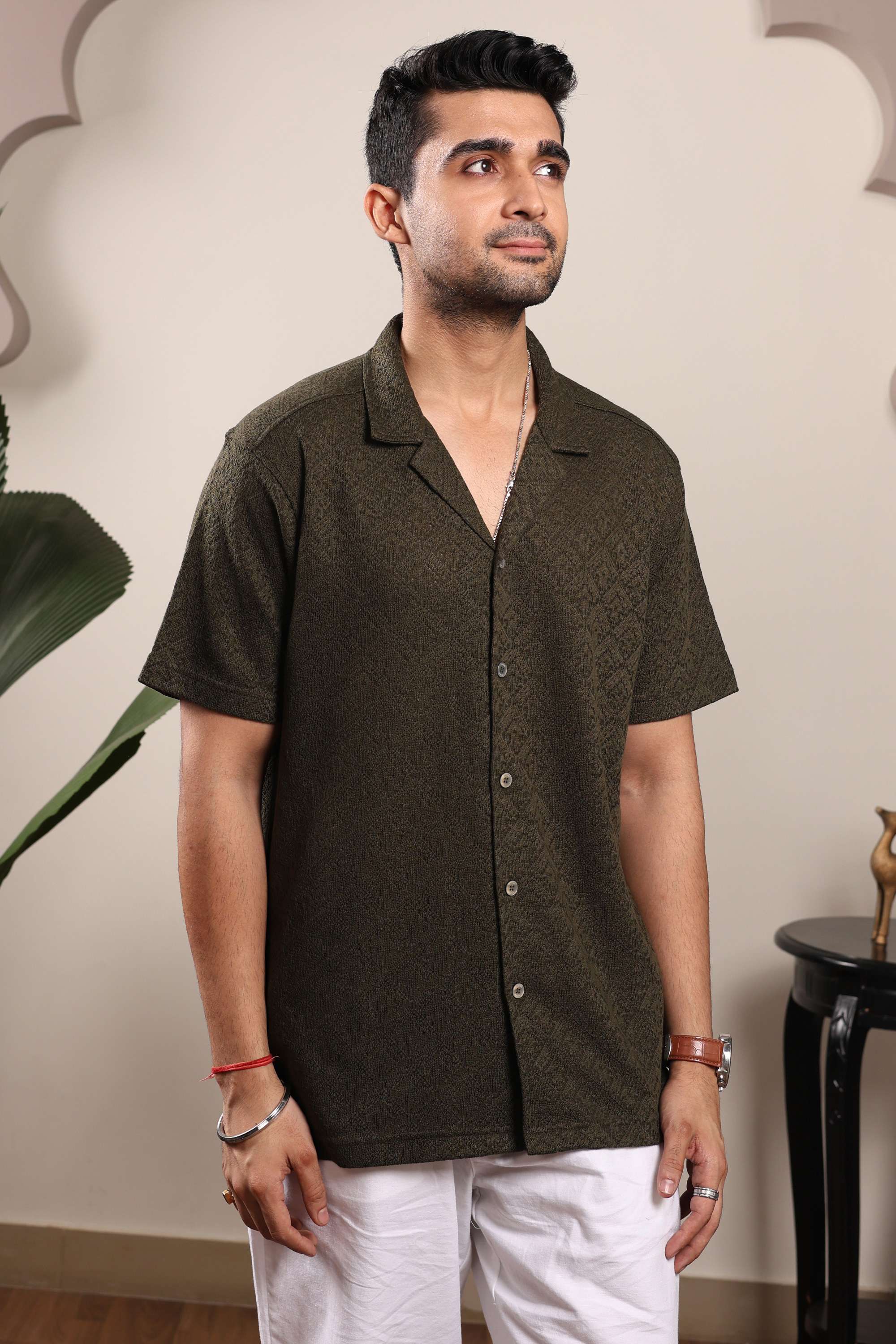 Blended-Fabric-Regular-Fit-Men-Shirt