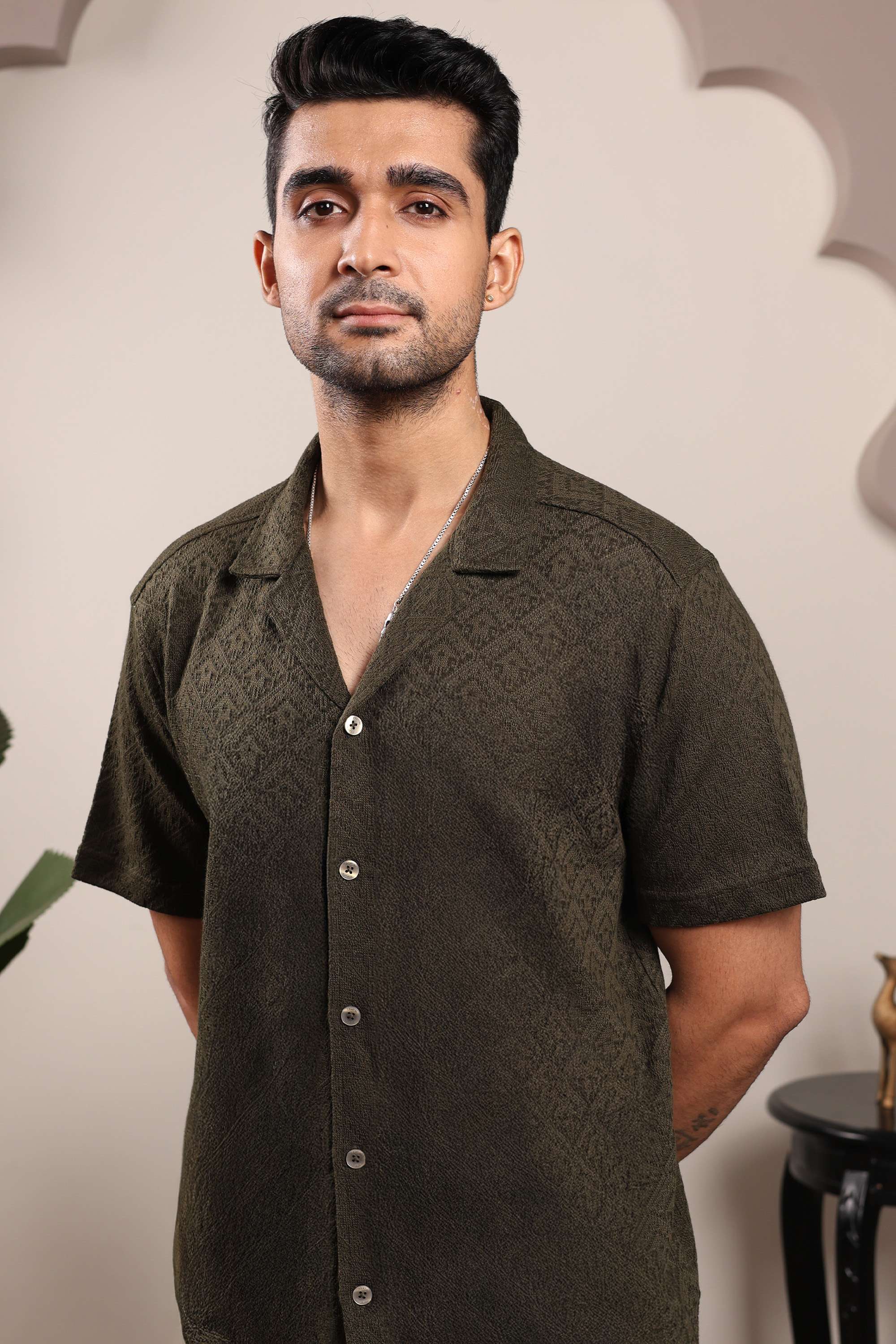 Blended-Fabric-Regular-Fit-Men-Shirt