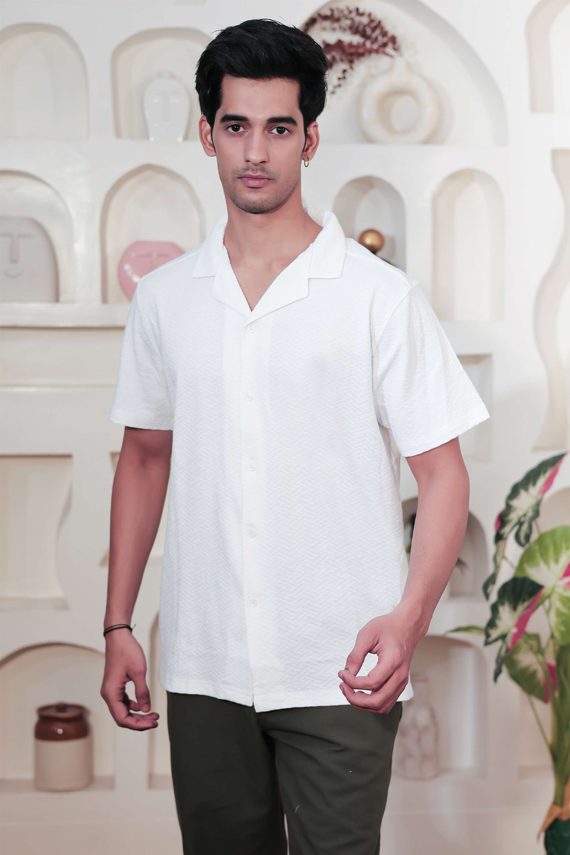 Blended-Fabric-Regular-Fit-Men-Shirt
