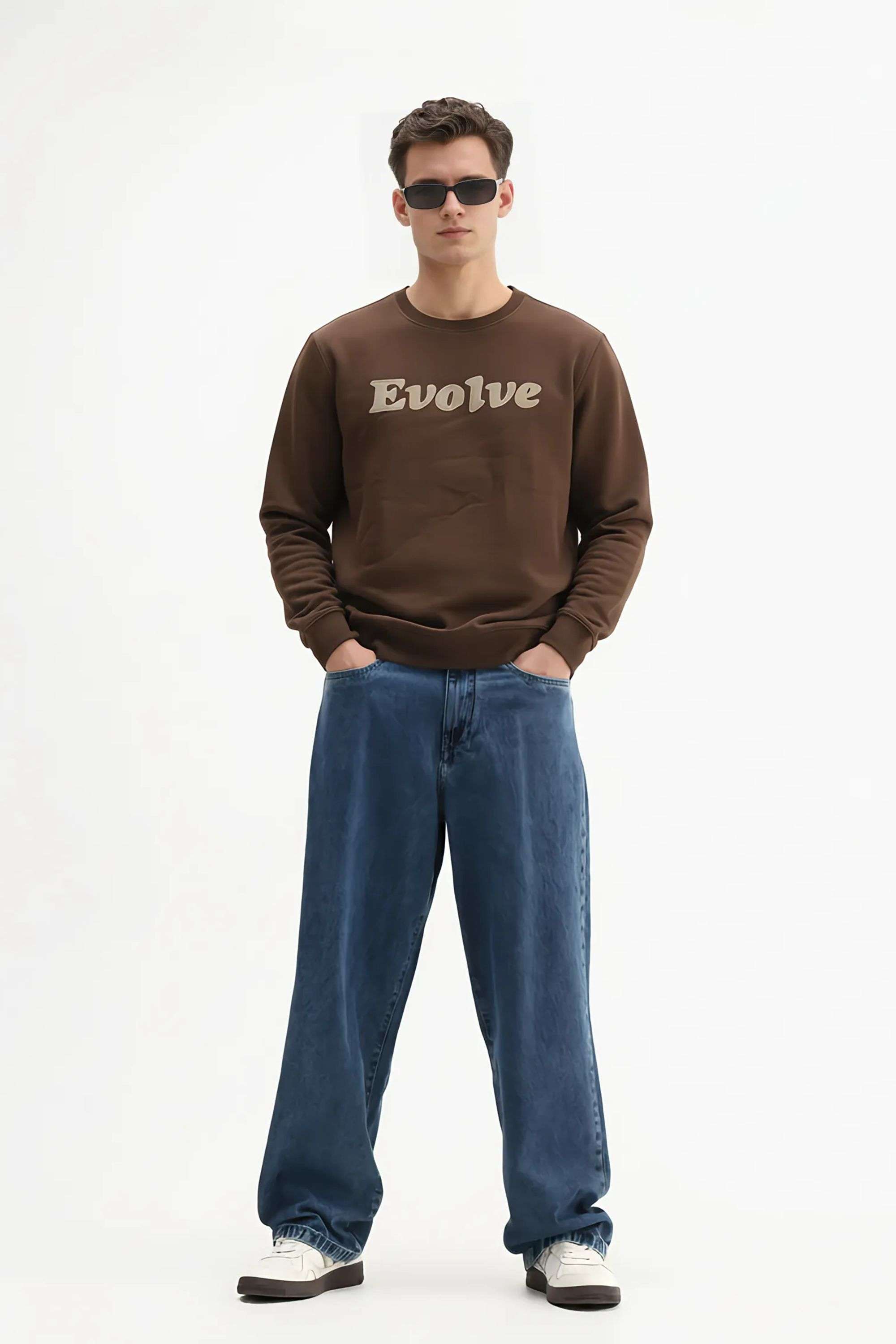 Printed-Blended-Fabric-Round-Neck-Men-s-Sweatshirt