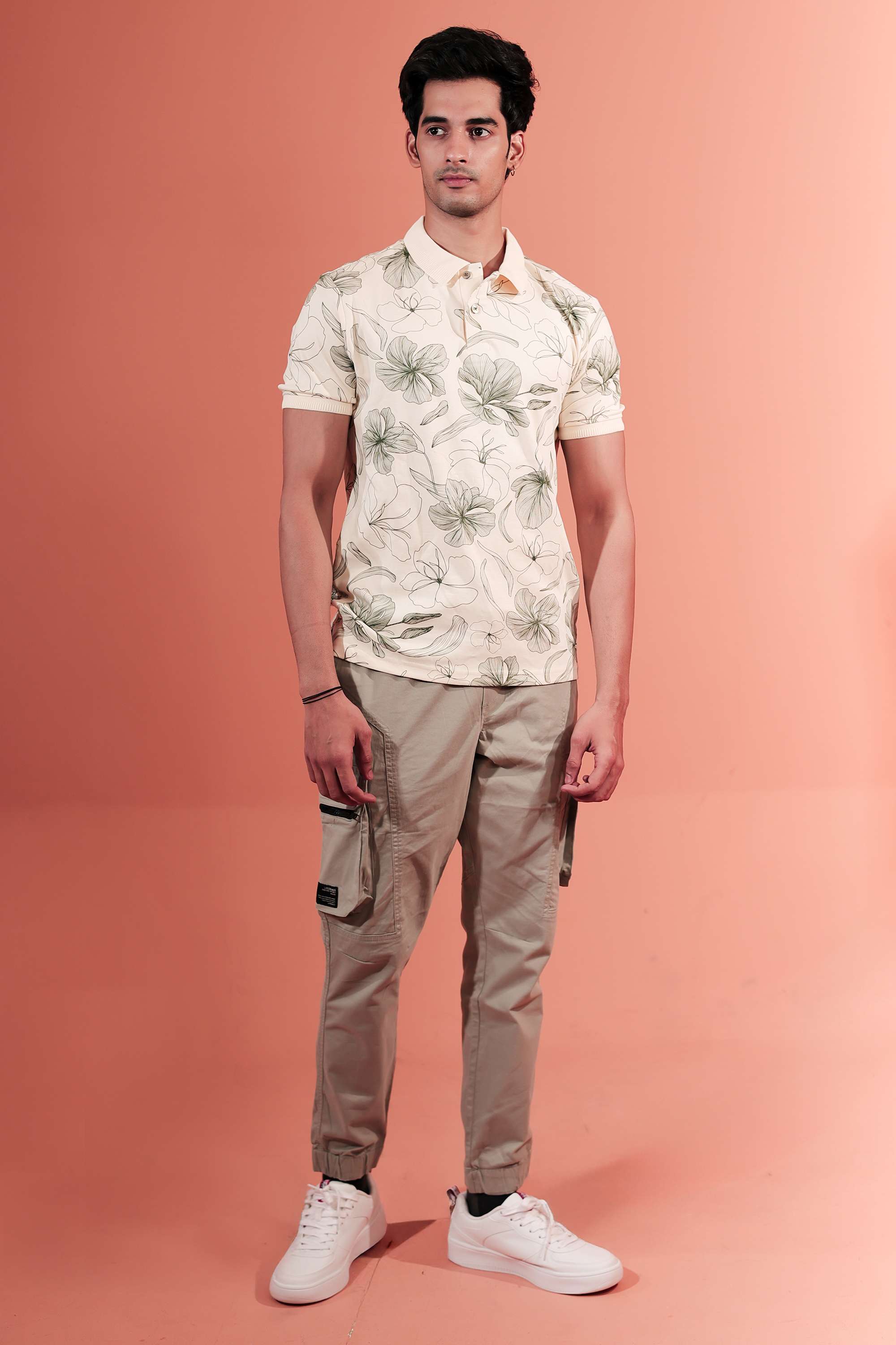 Blended-Fabric-Regular-Fit-Men-T-Shirt