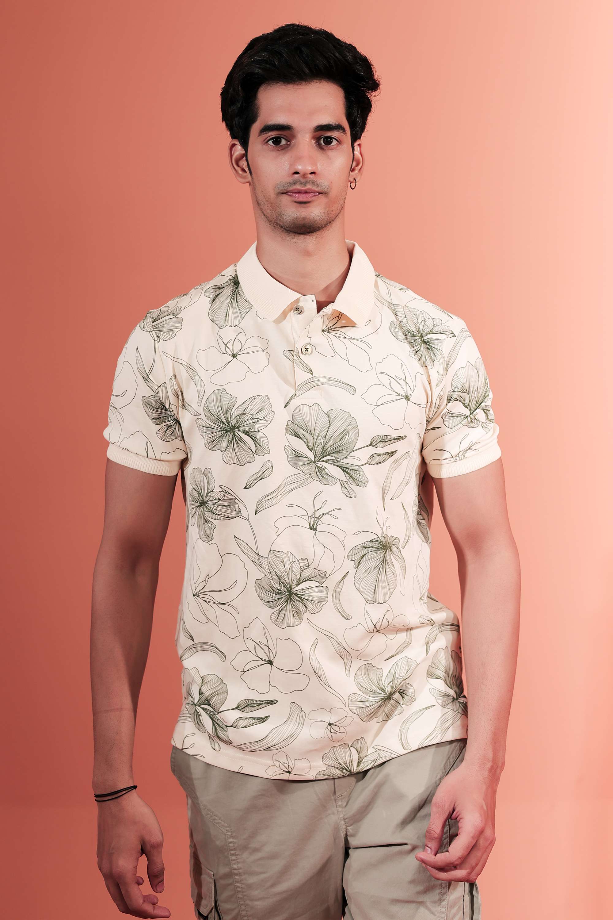 Blended-Fabric-Regular-Fit-Men-T-Shirt