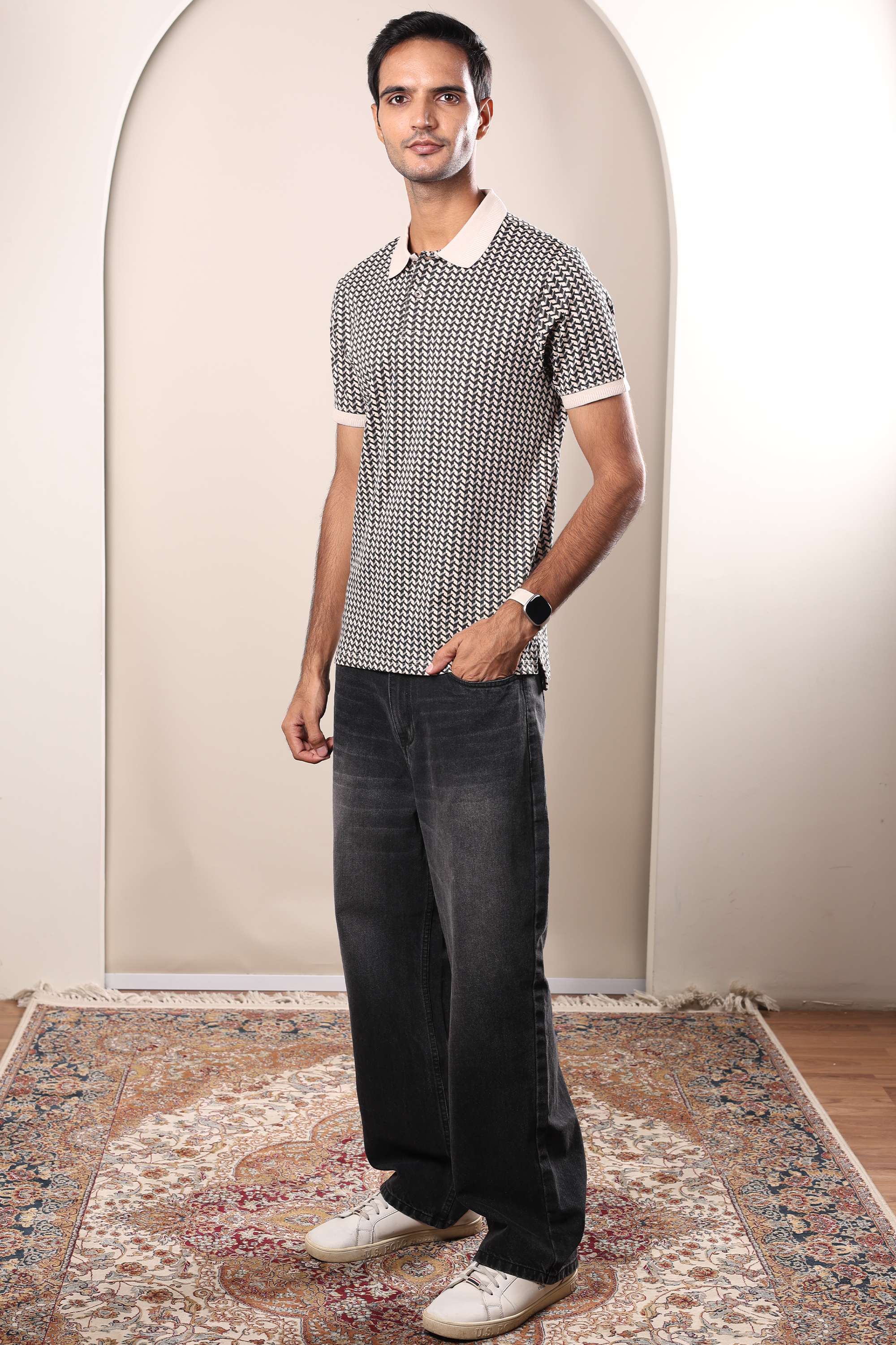 Printed-Cotton-Polo-Men-s-T-Shirt