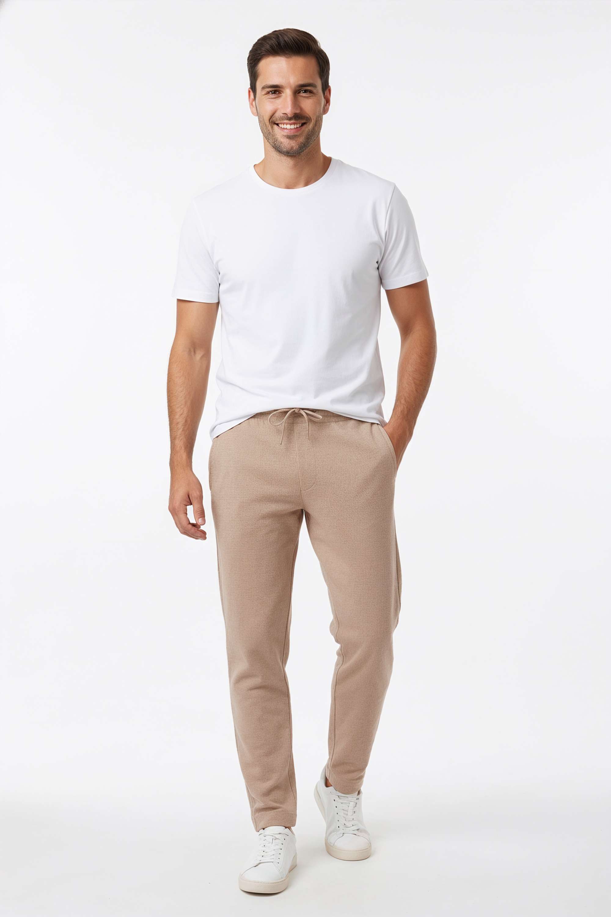 Textured-Cotton-Blend-Regular-Fit-Men-Trousers