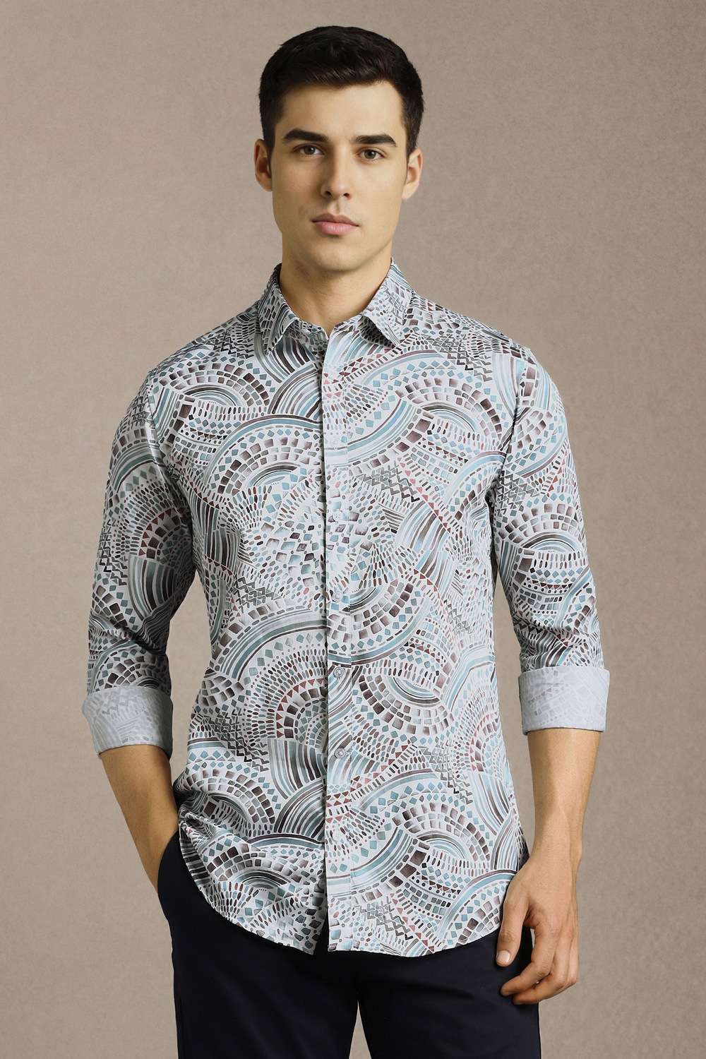 Printed-Cotton-Slim-Fit-Men-s-Casual-Wear-Shirt