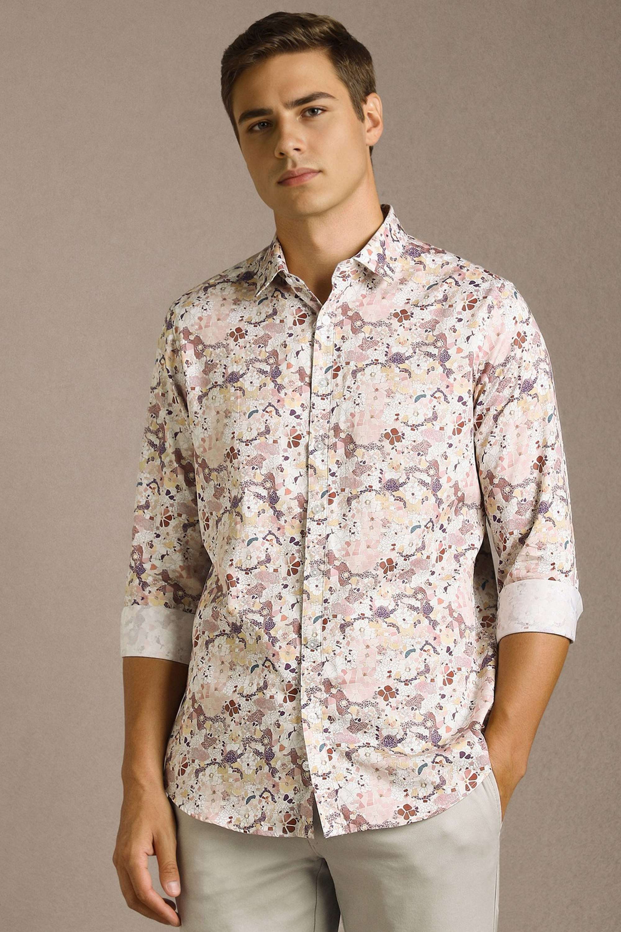 Printed-Cotton-Slim-Fit-Men-s-Casual-Shirt