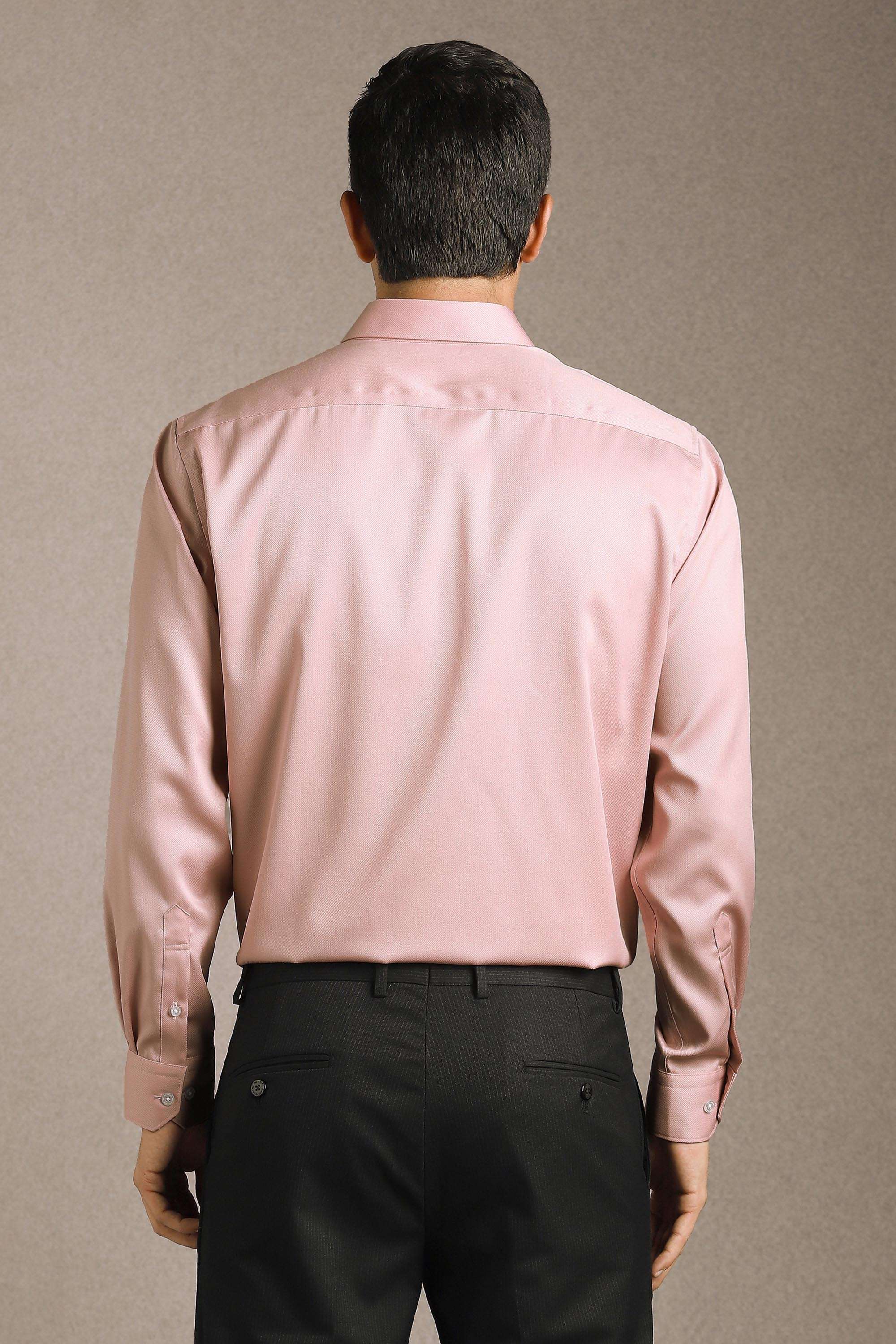 Solid-Collared-Cotton-Men-Formal-Wear-Shirt