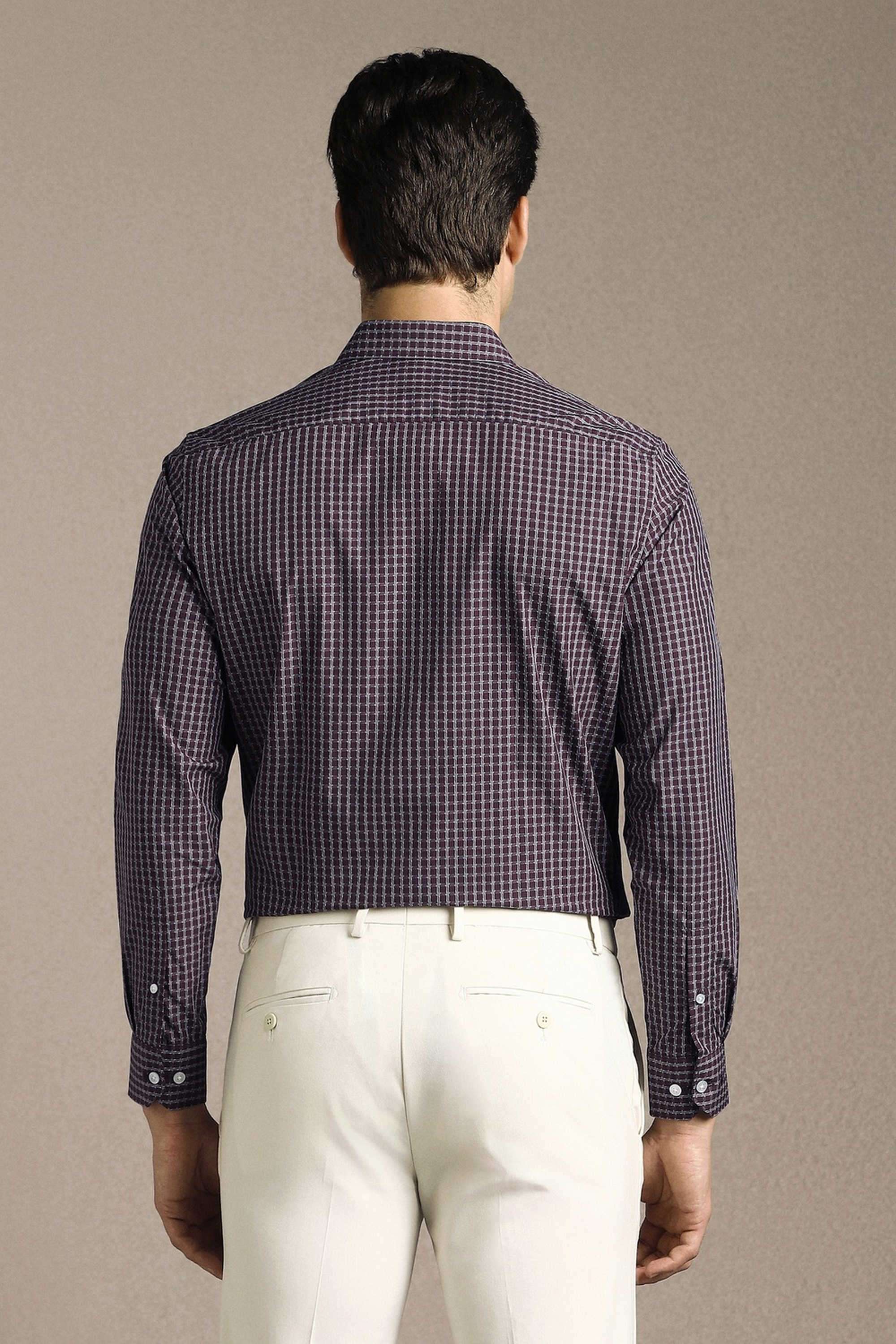 Checks-Cotton-Regular-Fit-Men-Formal-Wear-Shirt