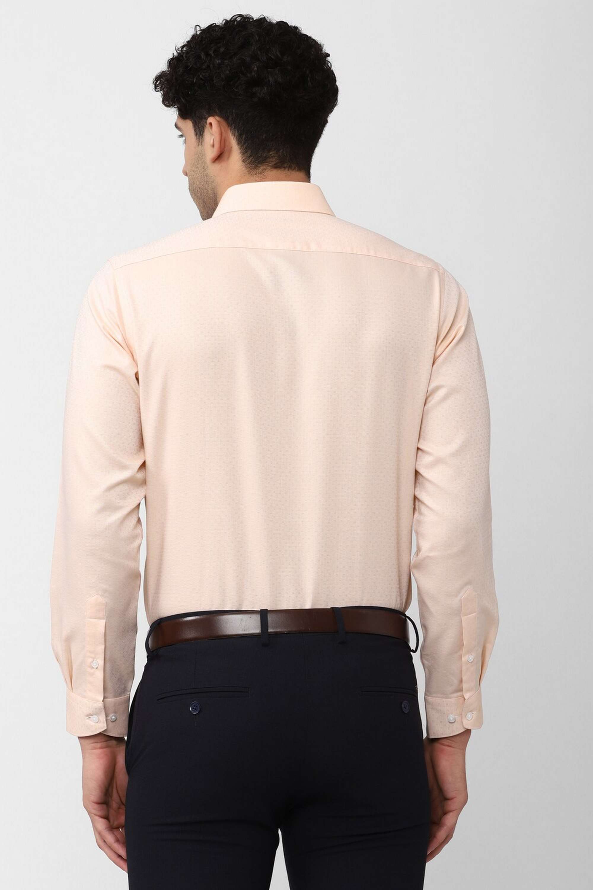 Textured-Collared-Cotton-Men-Formal-Wear-Shirt