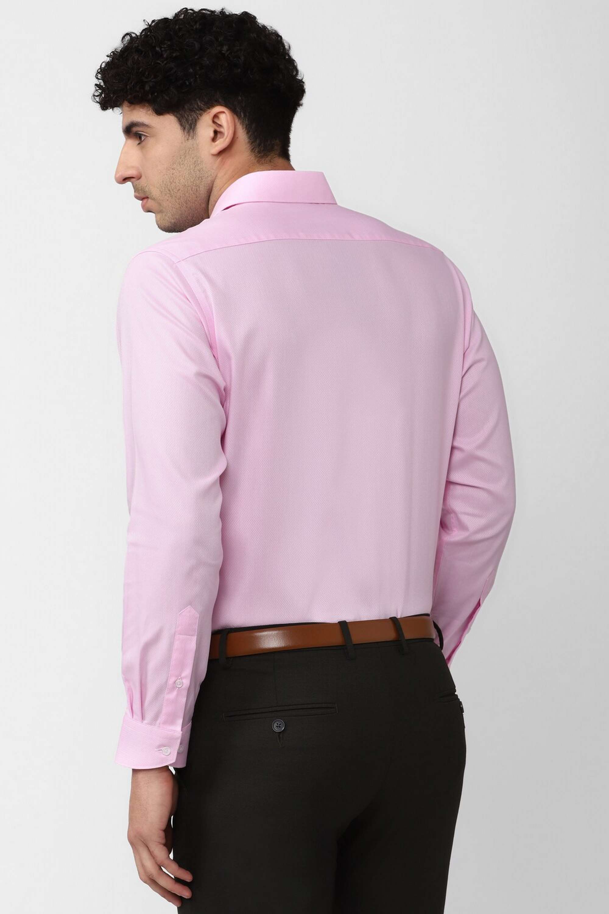 Textured-Collared-Cotton-Men-Formal-Wear-Shirt