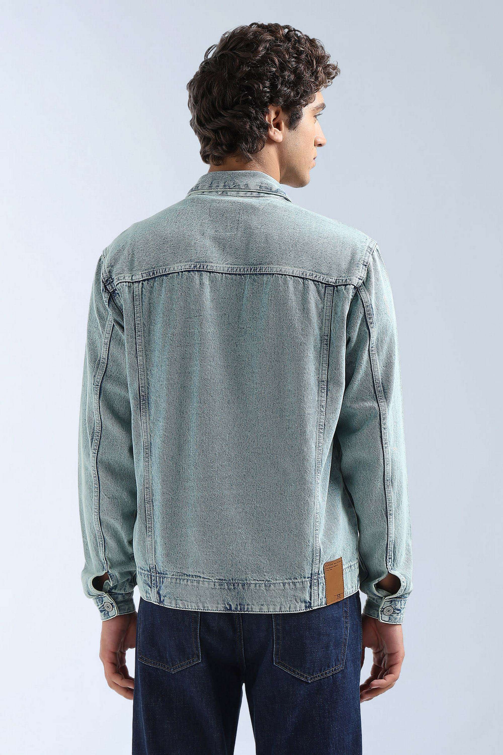 Solid-Cotton-Regular-Fit-Men-s-Jacket