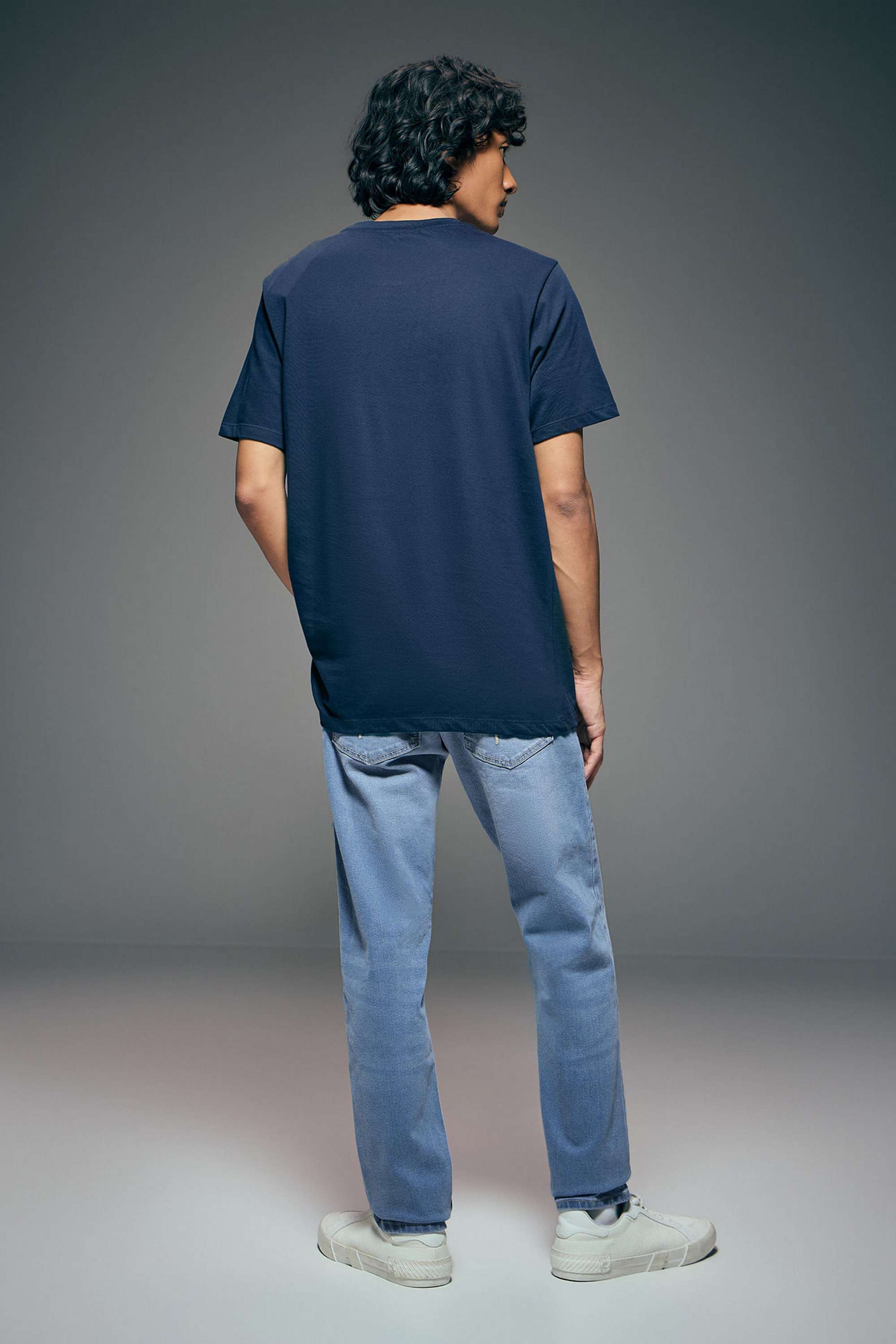 Solid-Blended-Tapered-Fit-Men-s-Jeans