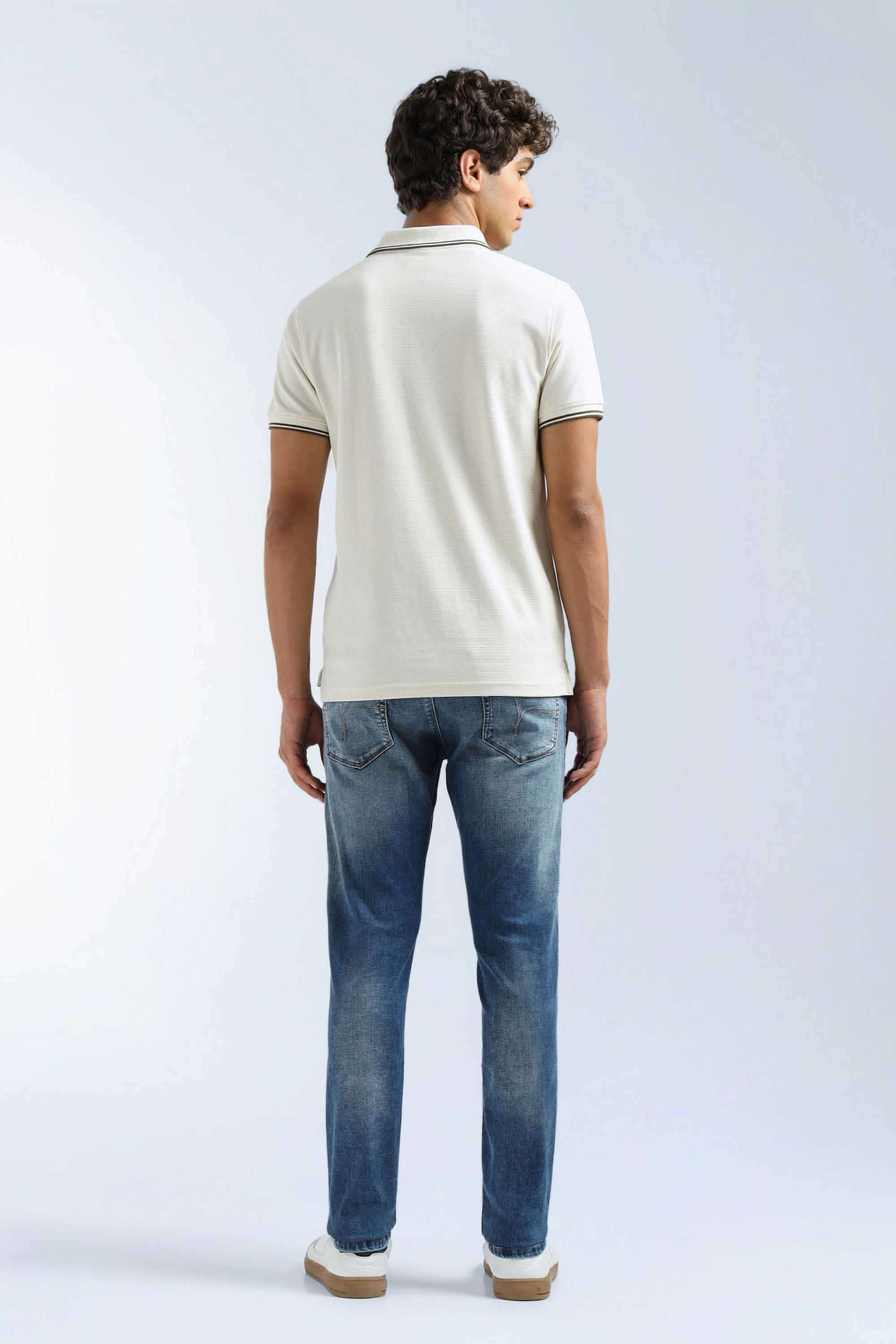 Solid-Cotton-Blend-Skinny-Fit-Men-s-Jeans