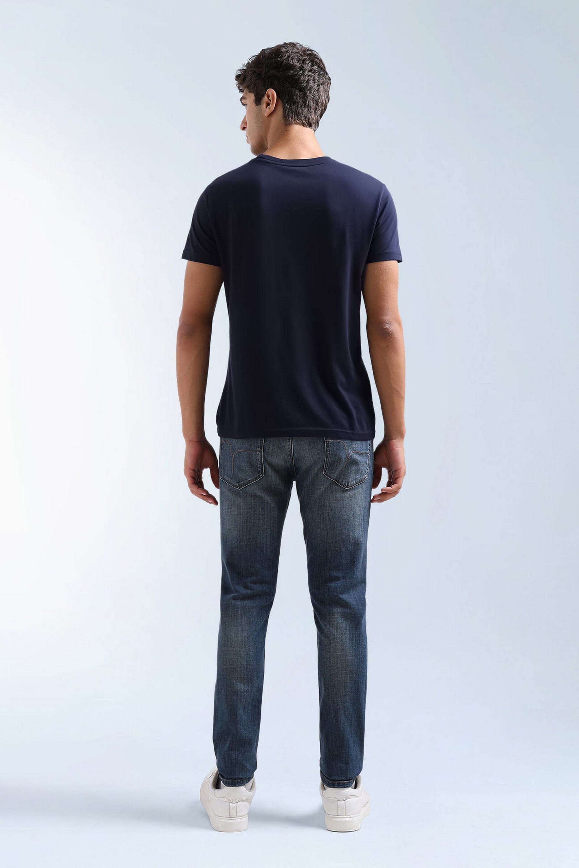 Solid-Cotton-Stretch-Super-Skinny-Fit-Men-s-Jeans