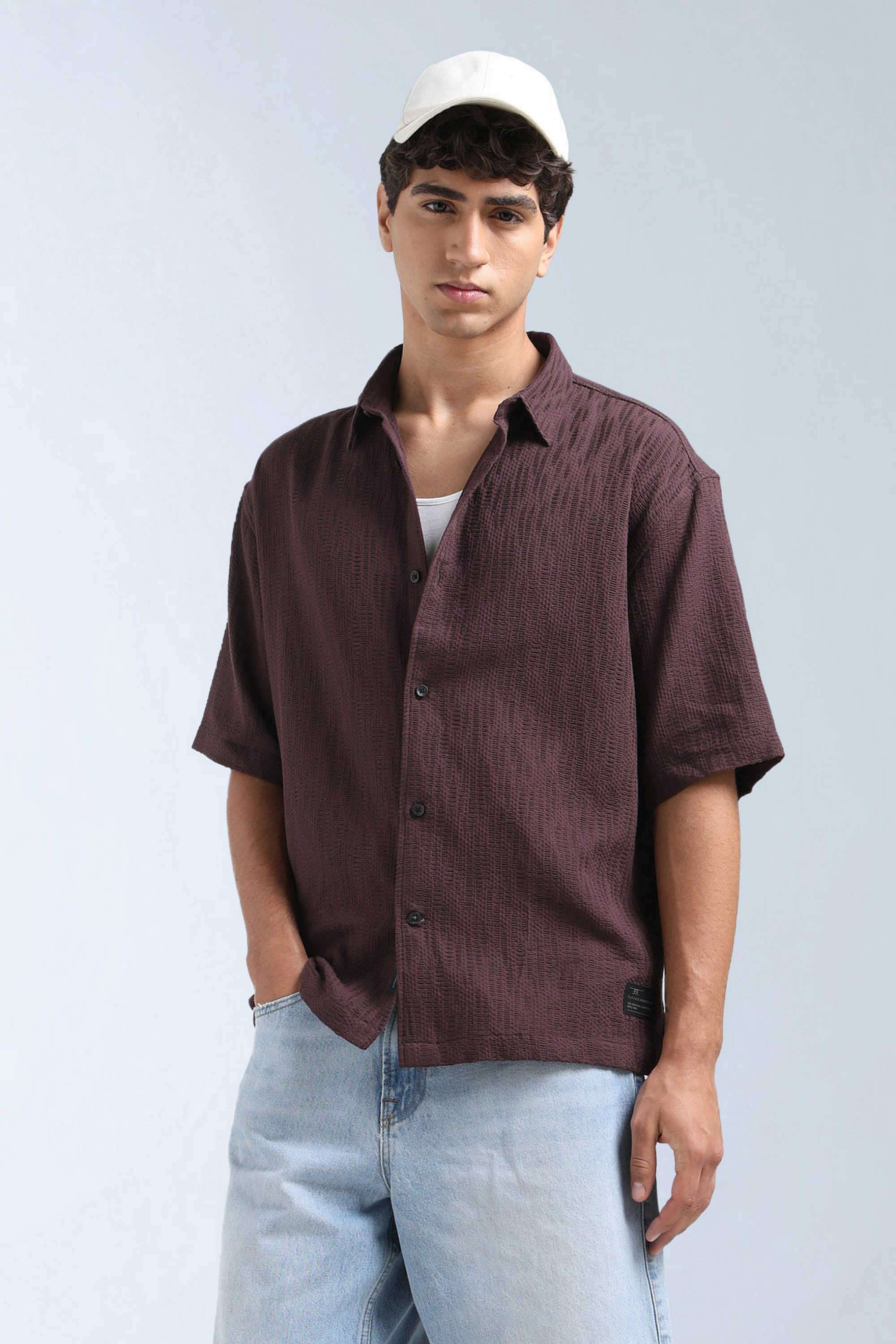 Solid-Cotton-Regular-Fit-Men-s-Casual-Shirt