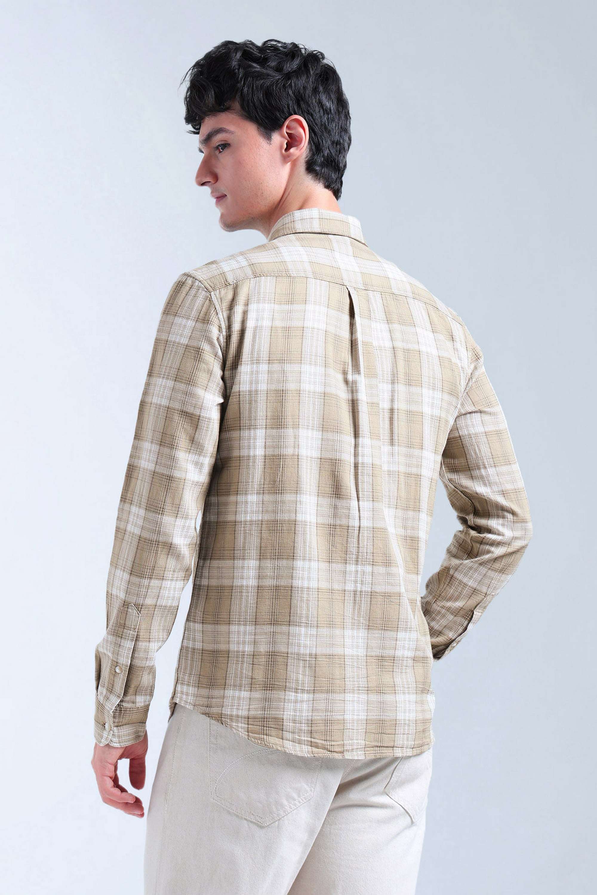 Checks-Cotton-Slim-Fit-Men-s-Shirt