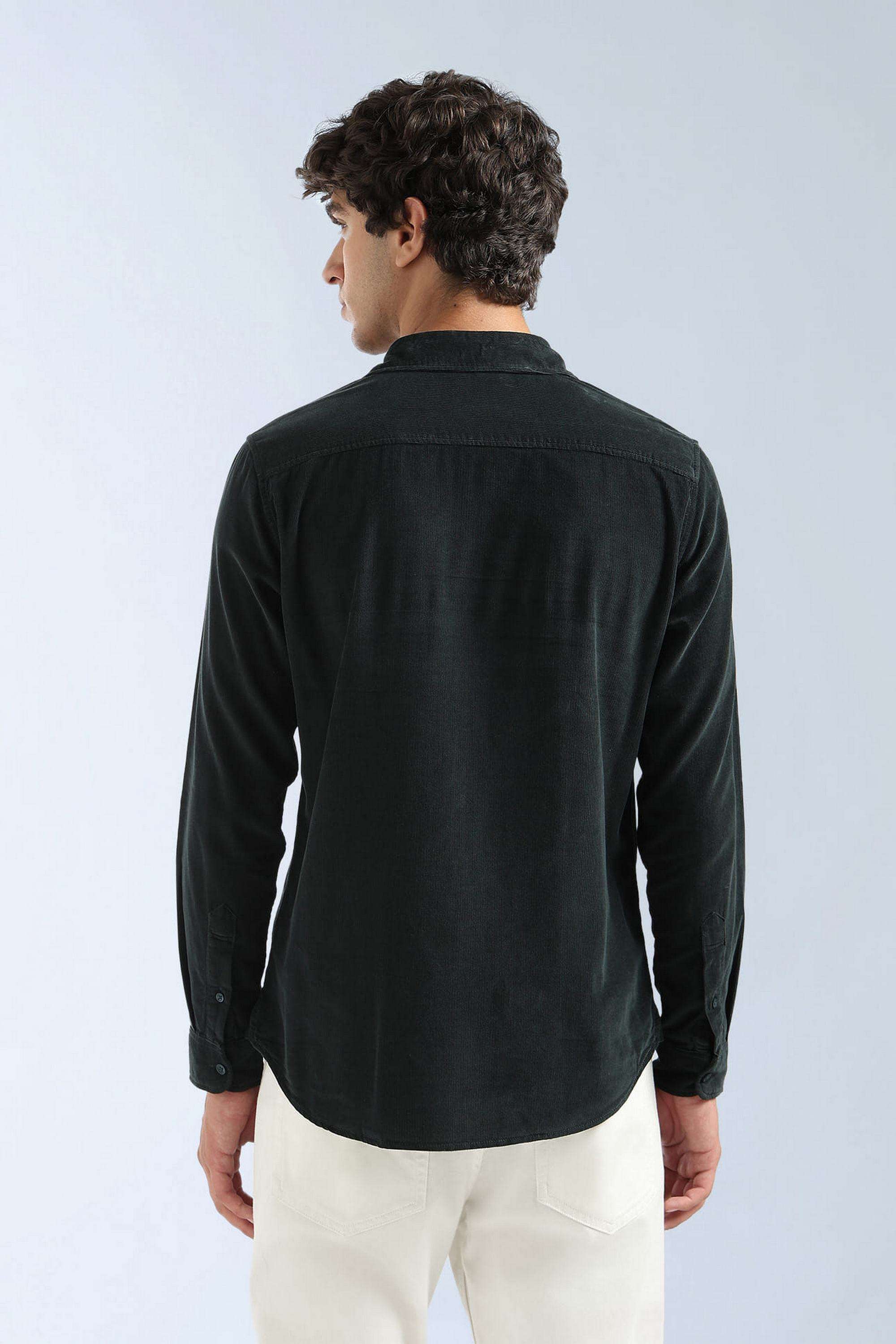 Solid-Cotton-Slim-Fit-Men-s-Shirt