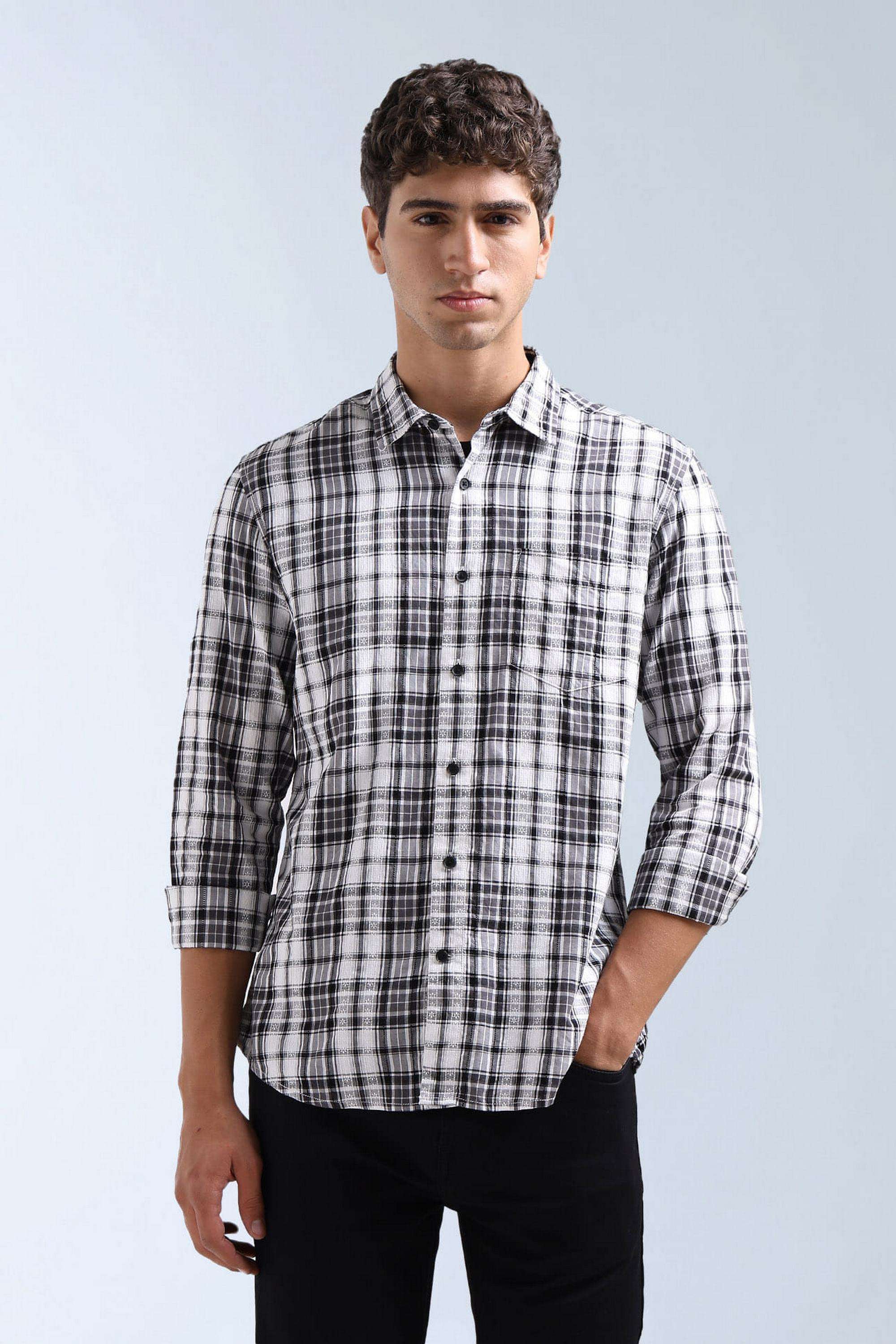 Checks-Cotton-Slim-Fit-Men-s-Shirt