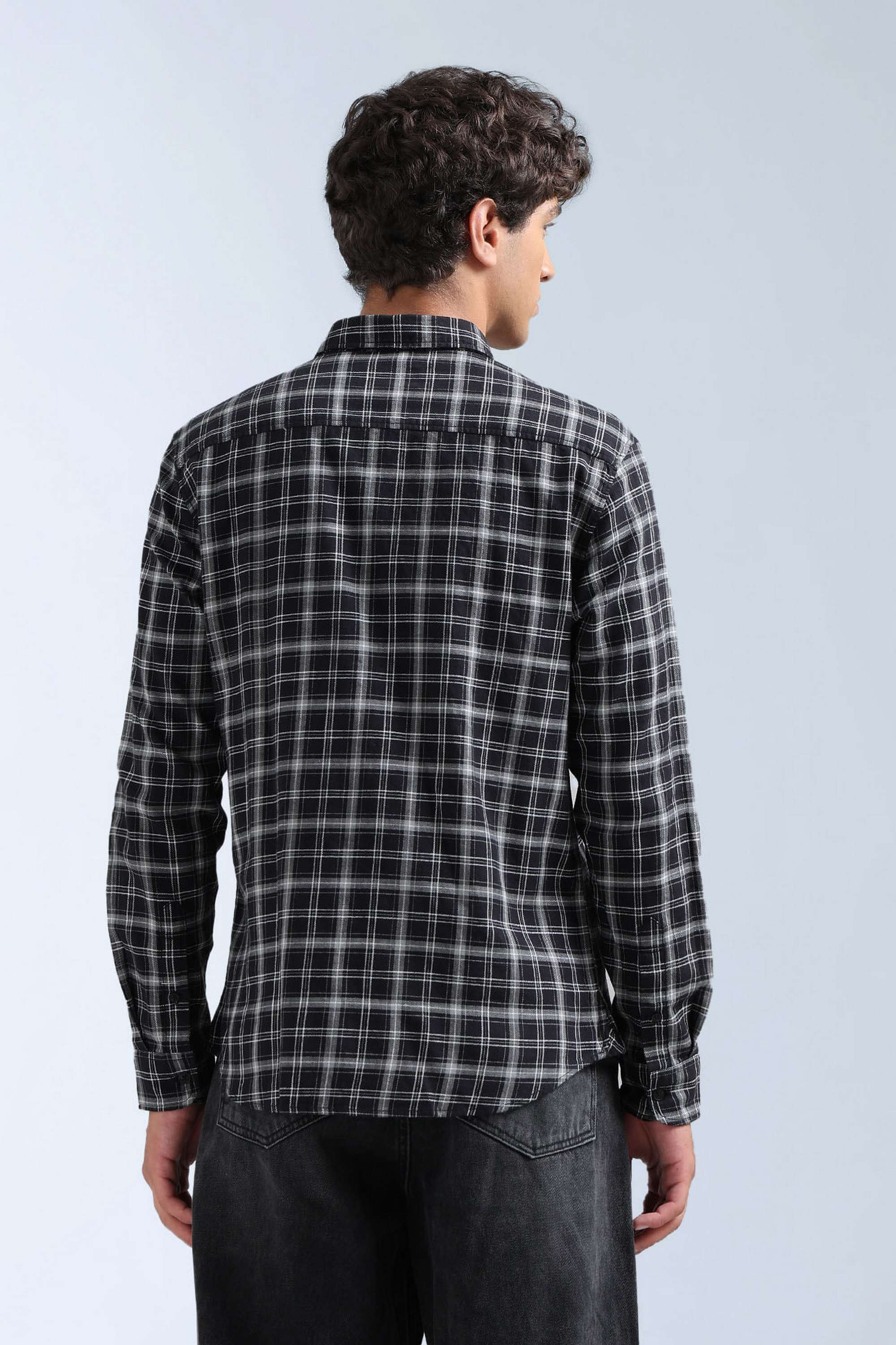 Checks-Cotton-Slim-Fit-Men-s-Shirt