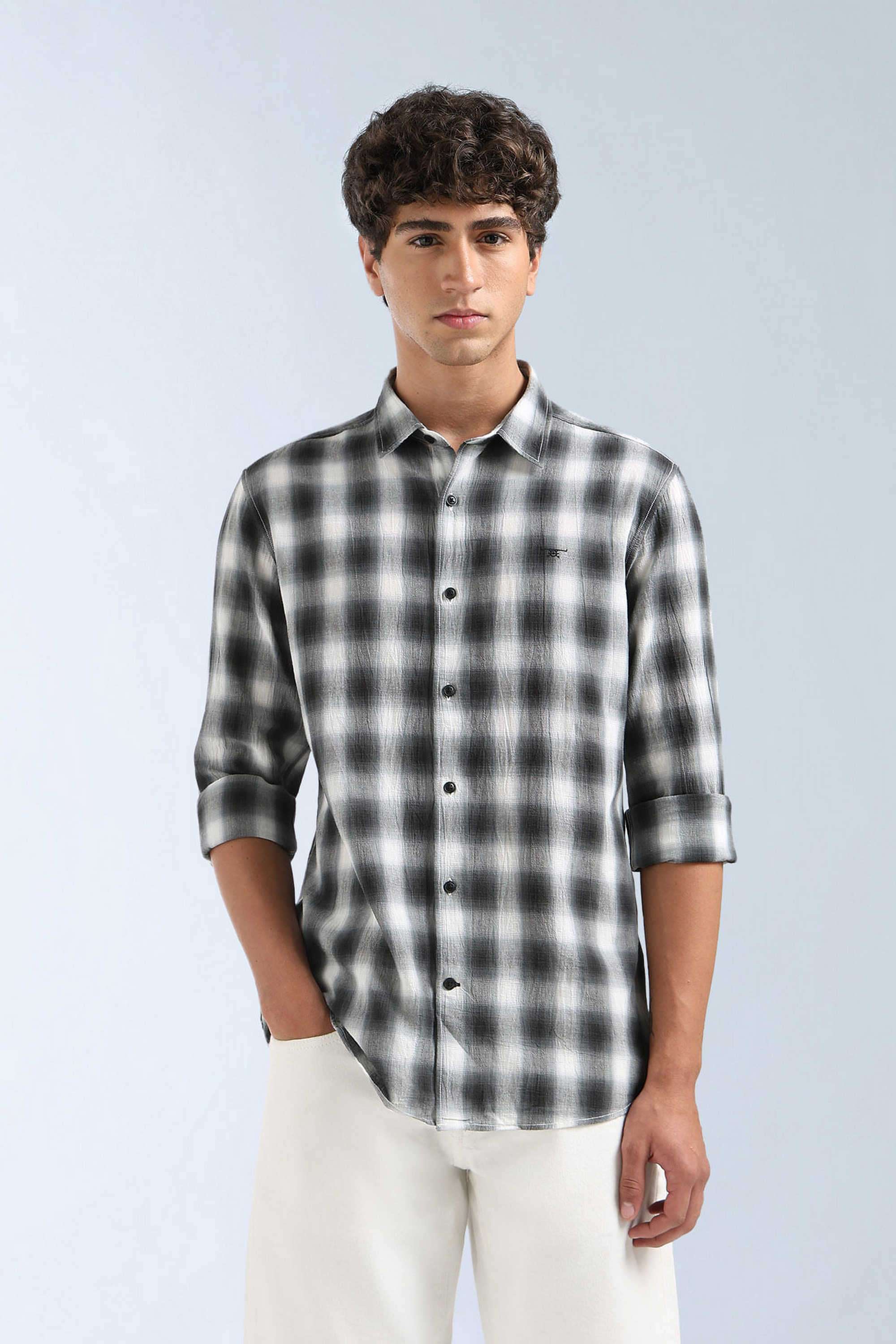Checks-Cotton-Slim-Fit-Men-s-Casual-Shirt