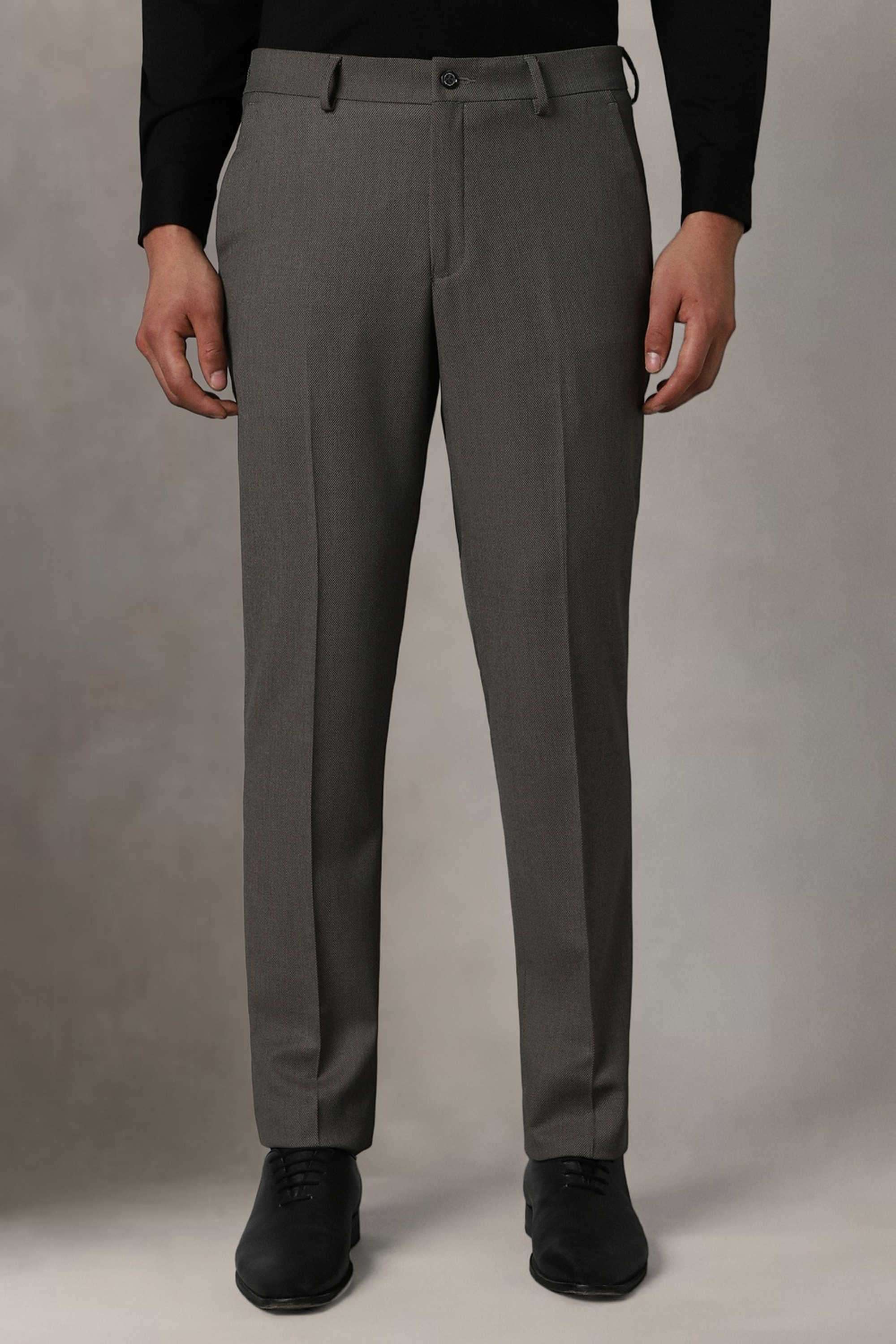 Textured-Blended-Fabric-Slim-Fit-Men-Formal-Wear-Trouser