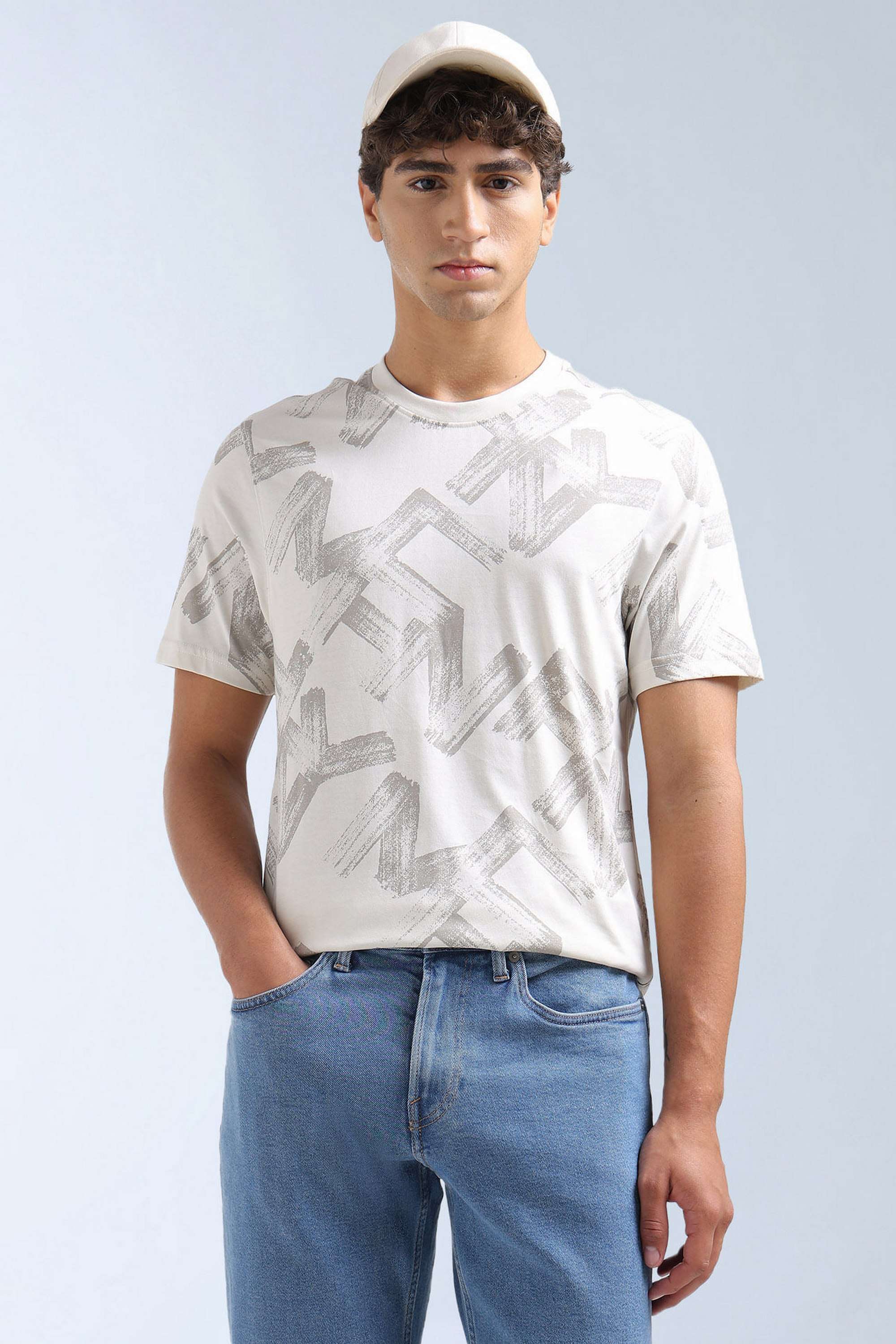 Printed-Blended-Regular-Fit-Men-s-T-Shirt