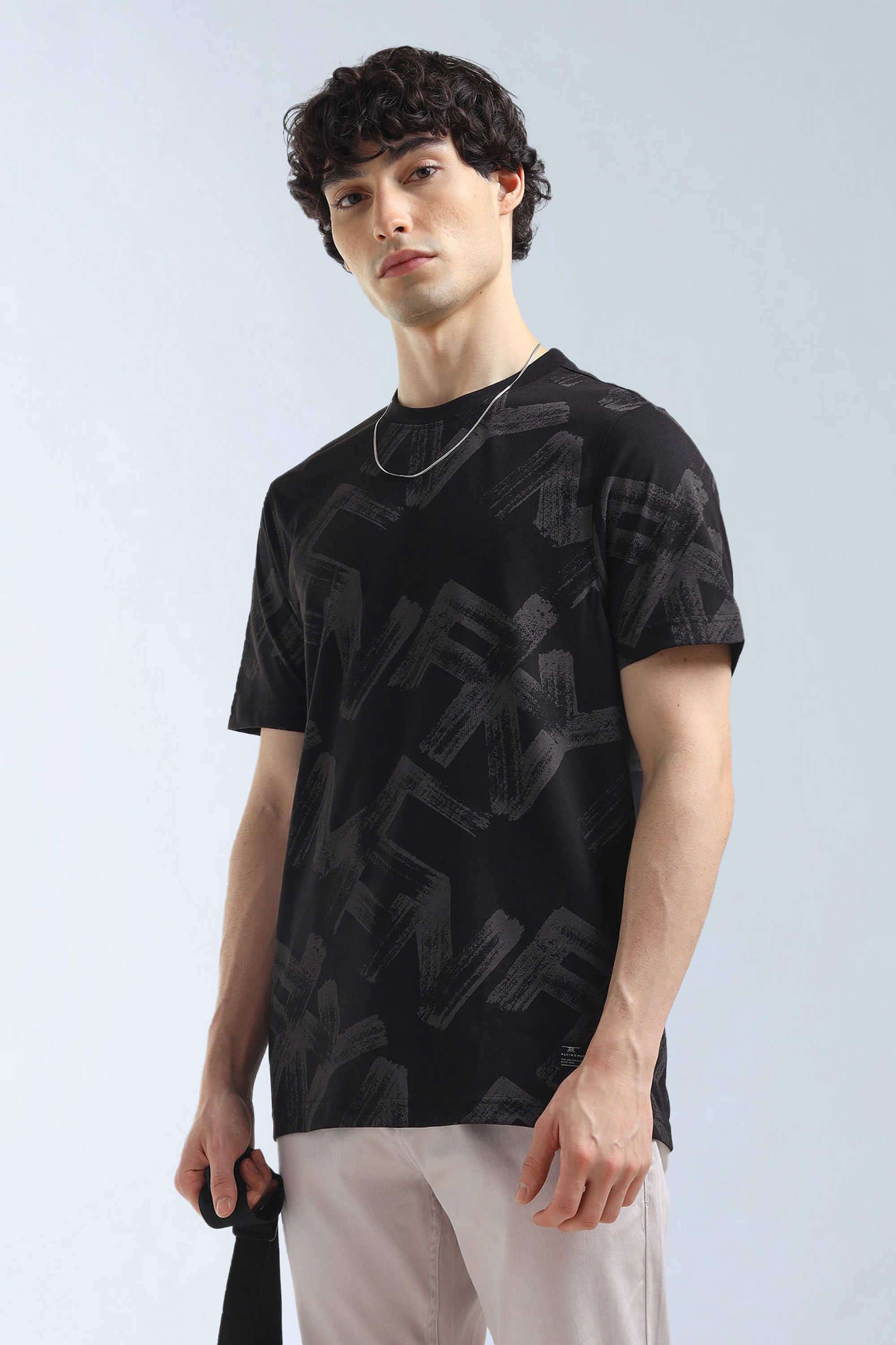 Printed-Polyester-Blend-Round-Neck-Men-s-T-Shirt