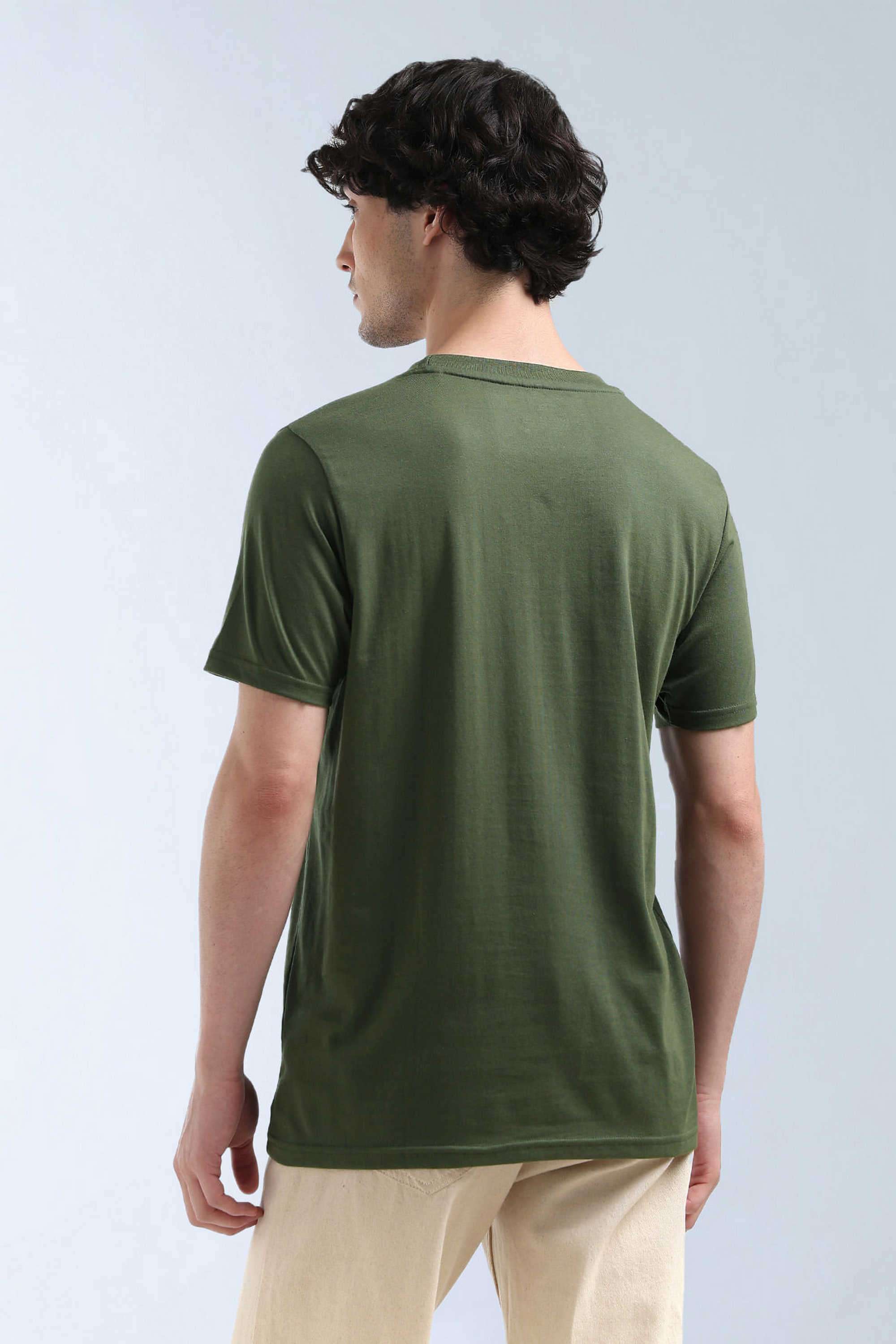 Printed-Cotton-Blend-Round-Neck-Men-s-T-Shirt