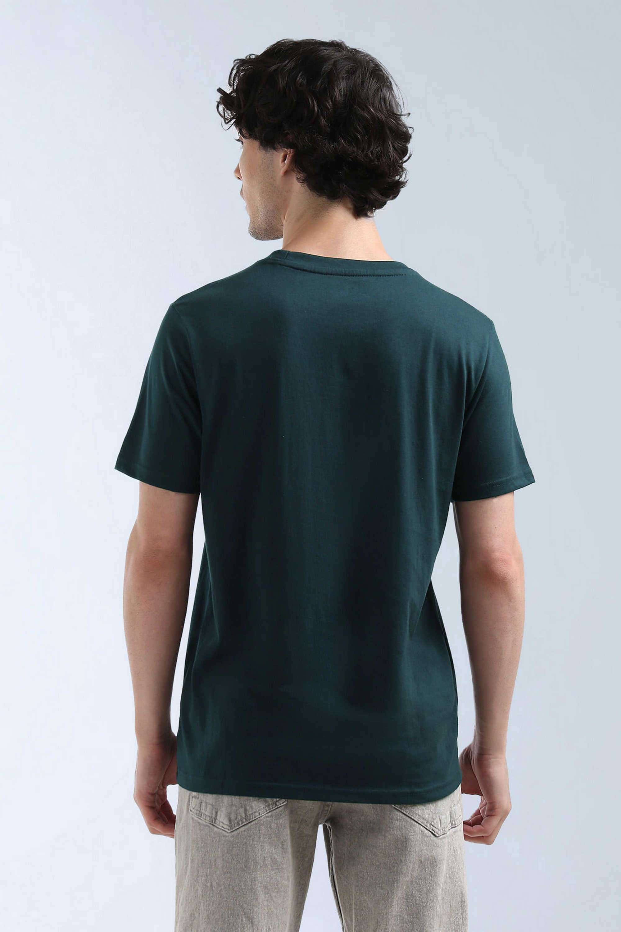 Printed-Cotton-Blend-Round-Neck-Men-s-T-Shirt