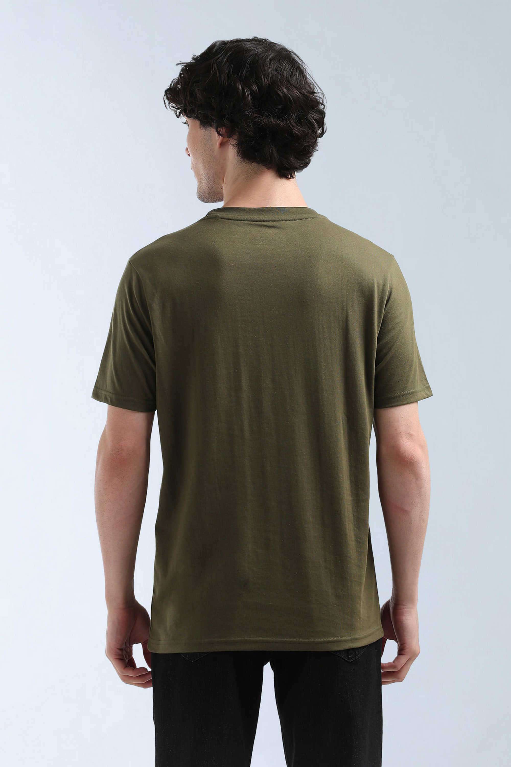 Printed-Cotton-Blend-Round-Neck-Men-s-T-Shirt