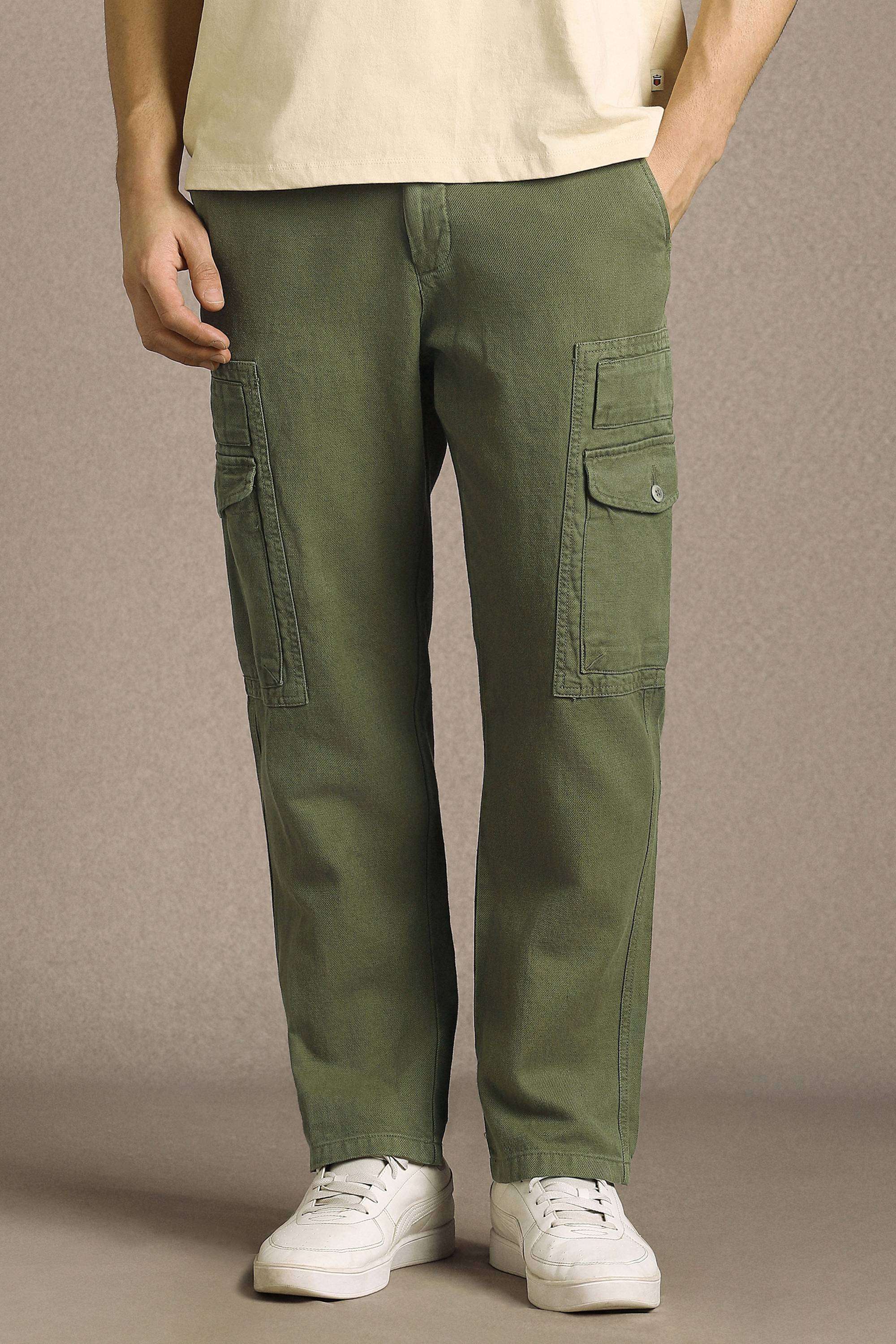 Solid-Cotton-Linen-Blend-Slim-Fit-Men-s-Trousers