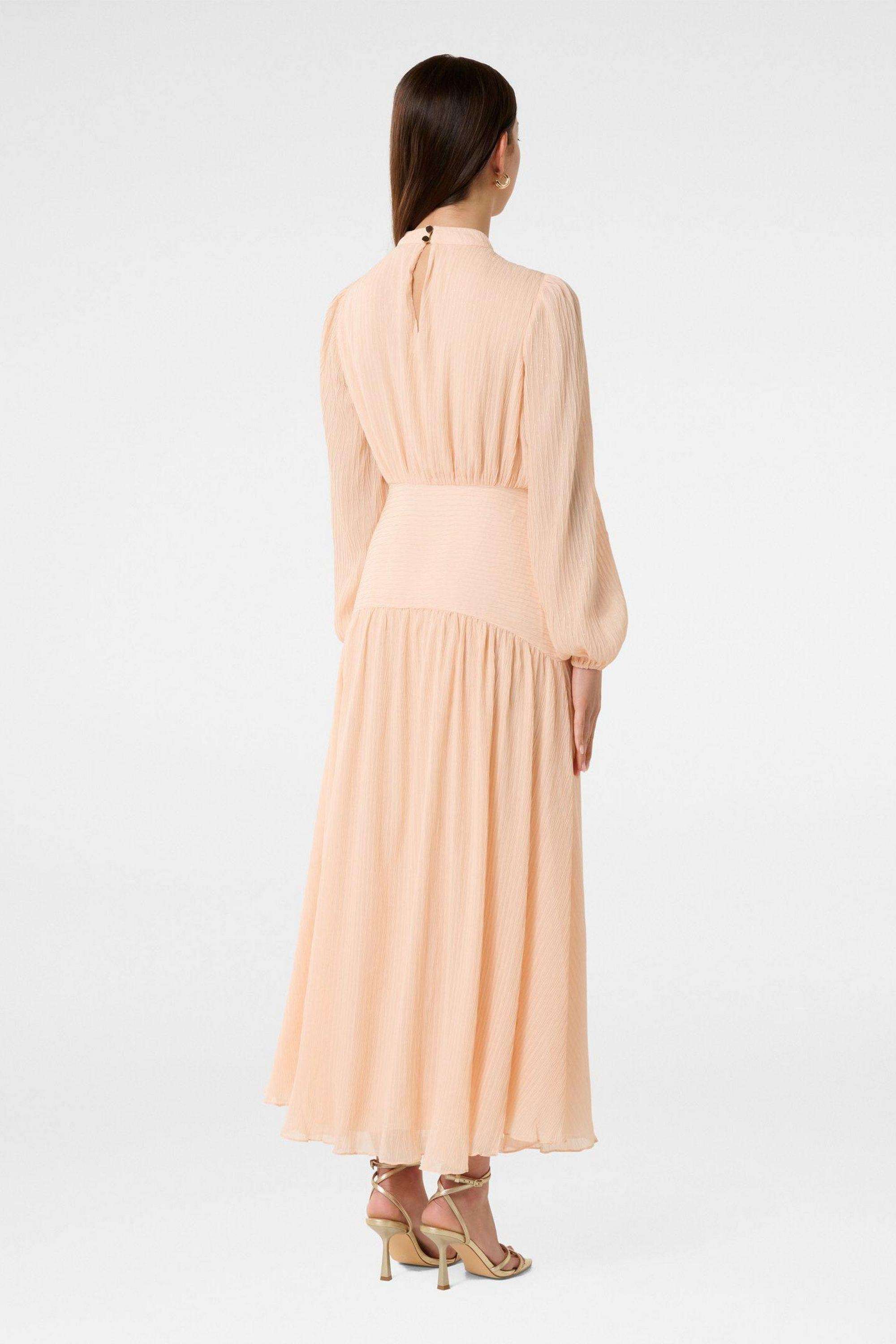 Solid-Blended-Fabric-Women-s-Dress