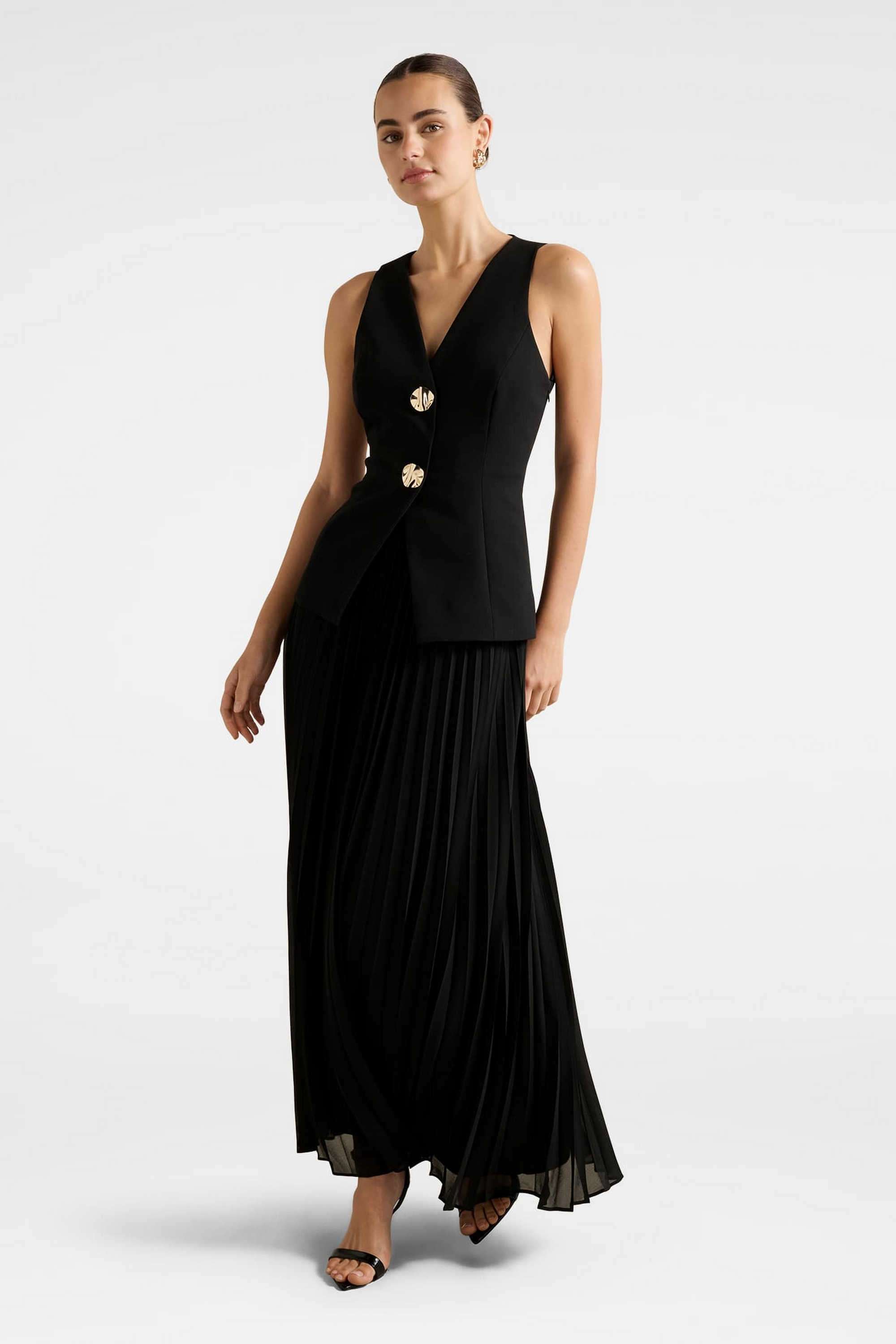 Solid-Blended-Fabric-V-Neck-Women-s-Dress