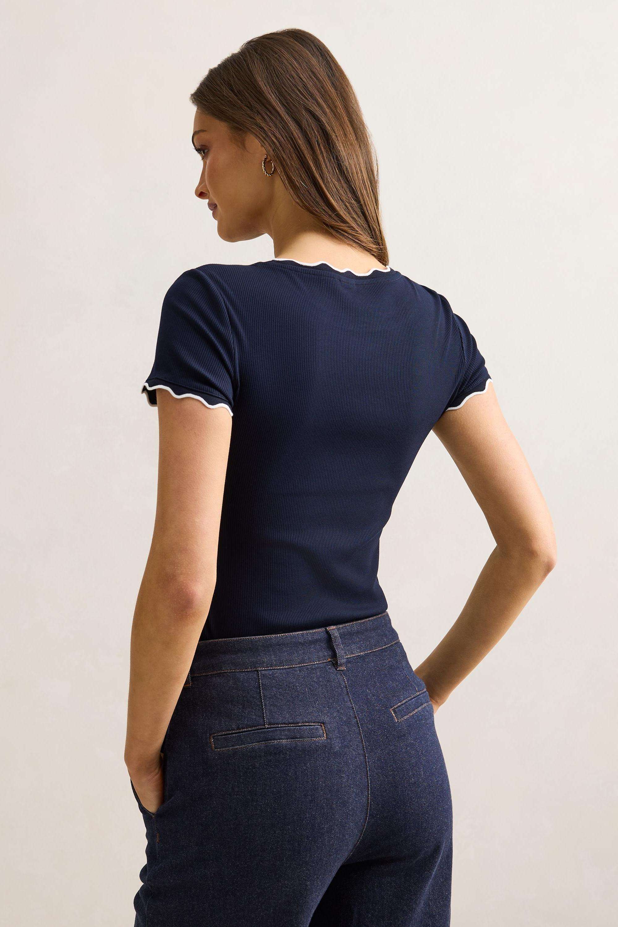 Solid-Blended-Fabric-Women-s-Top