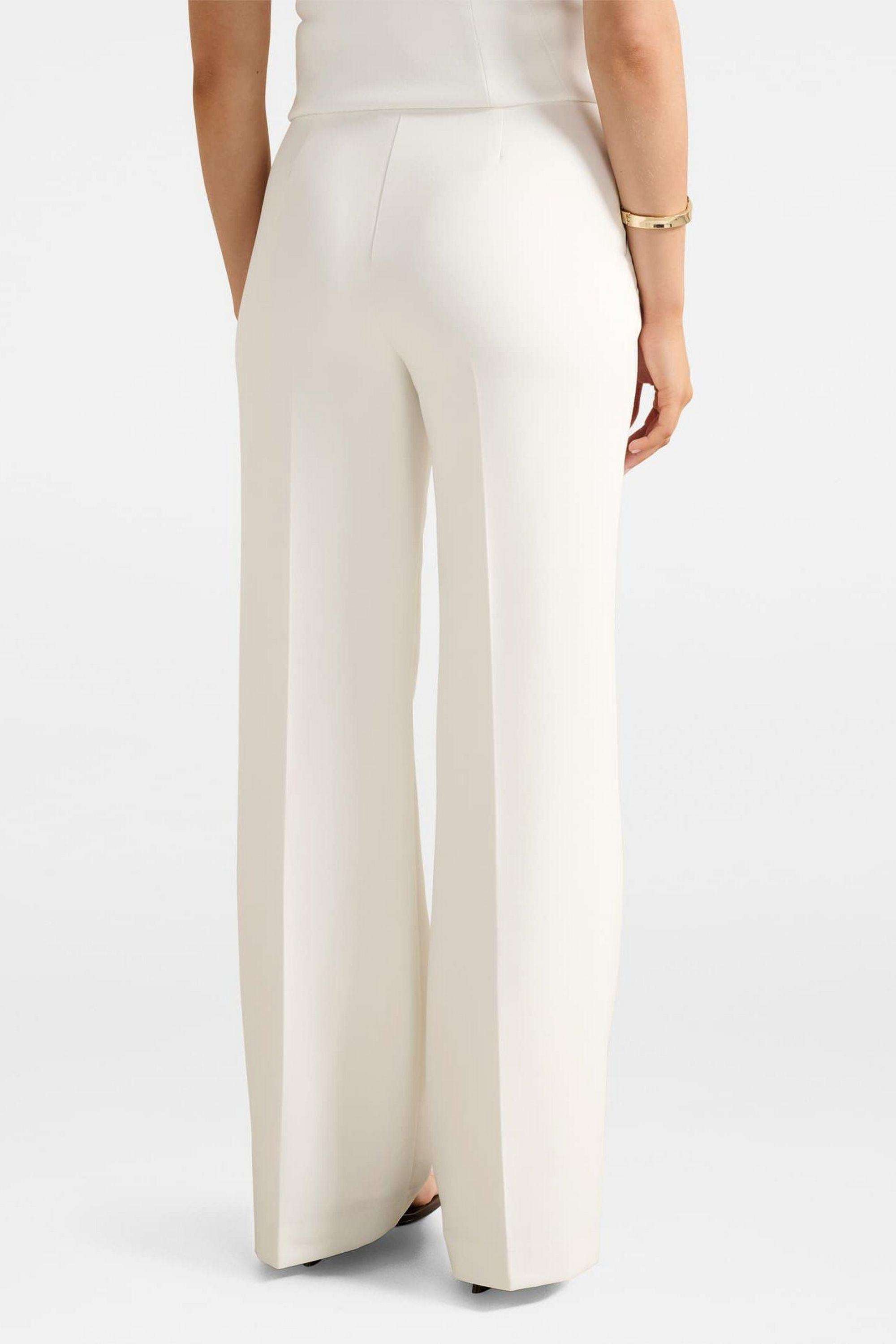 Solid-Regular-Fit-Blended-Fabric-Women-s-Casual-Wear-Pants