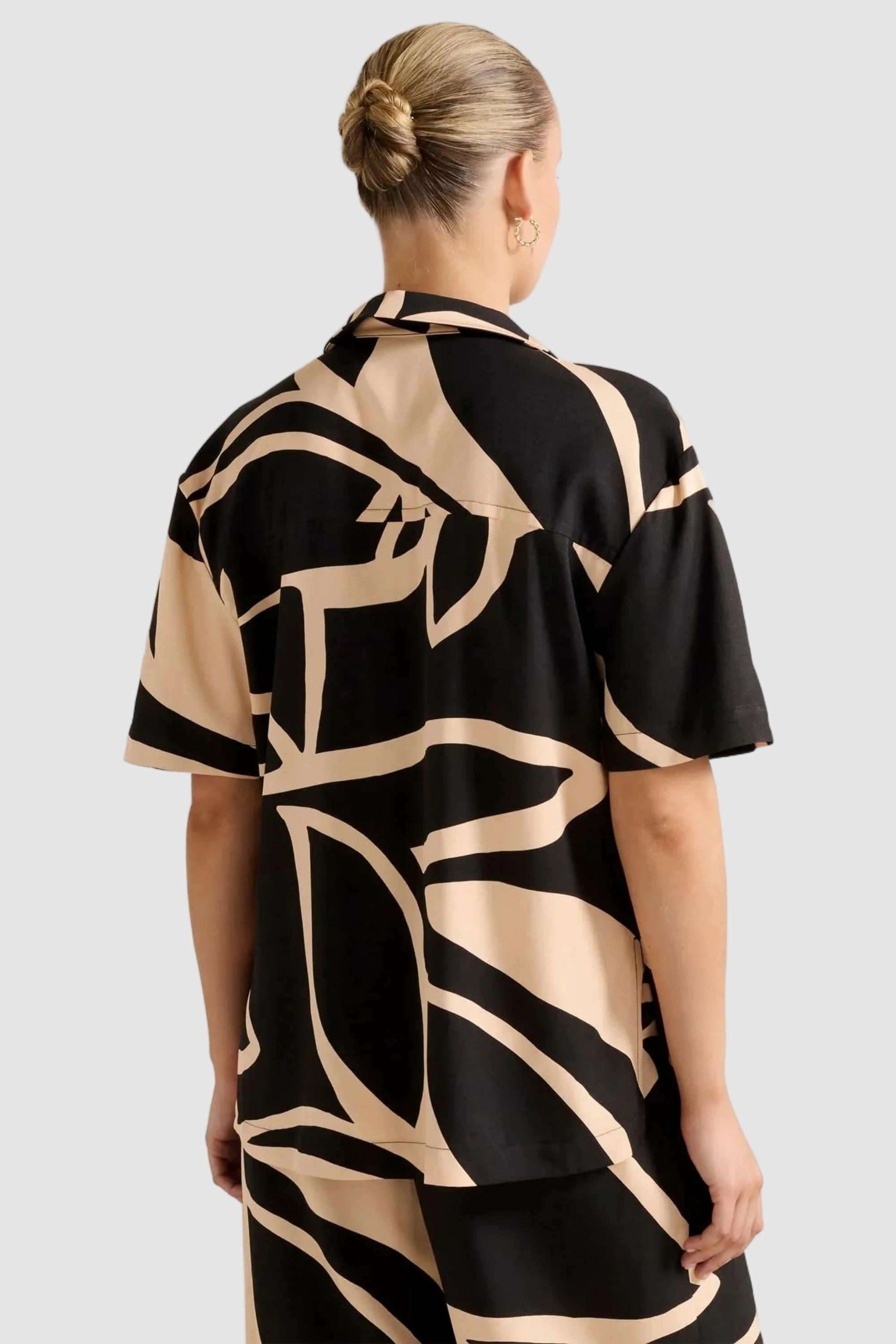 Abstract-Collared-Viscose-Women-s-Casual-Wear-Shirt