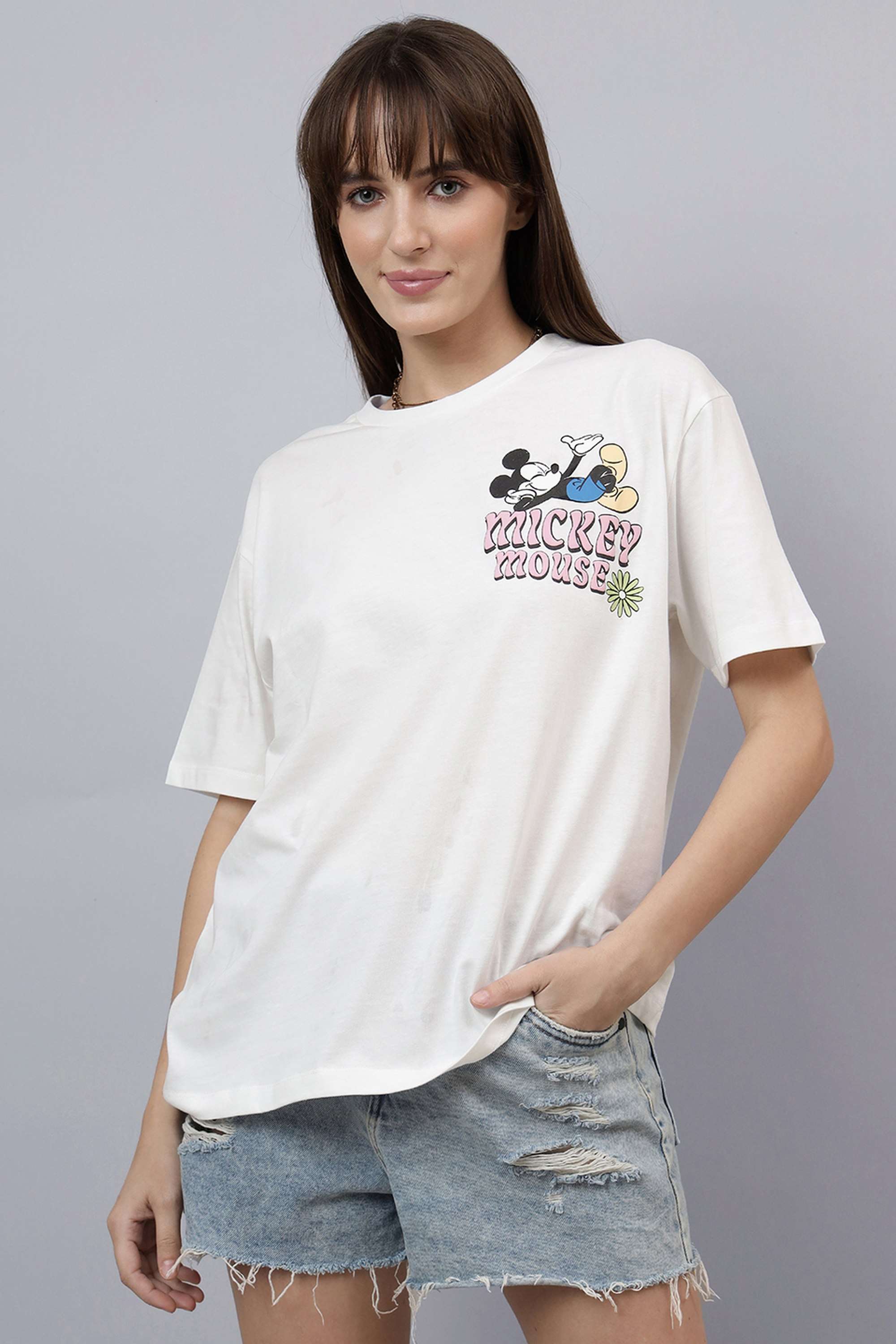 Blended-Fabric-Women-s-Casual-Wear-T-Shirt